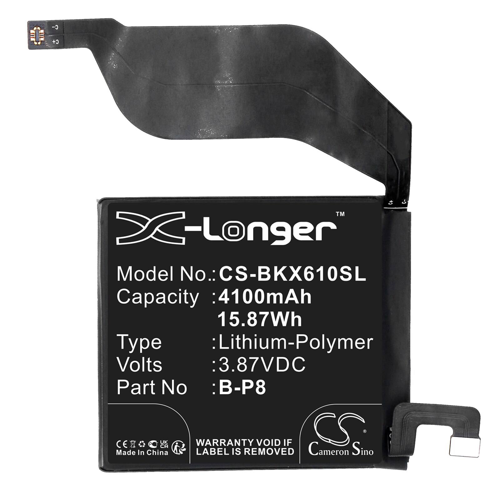 Batteri for SmartPhone, Mobil for VIVO X60 Pro Plus, X60 Pro+, X60 Pro+ 5G og andre.