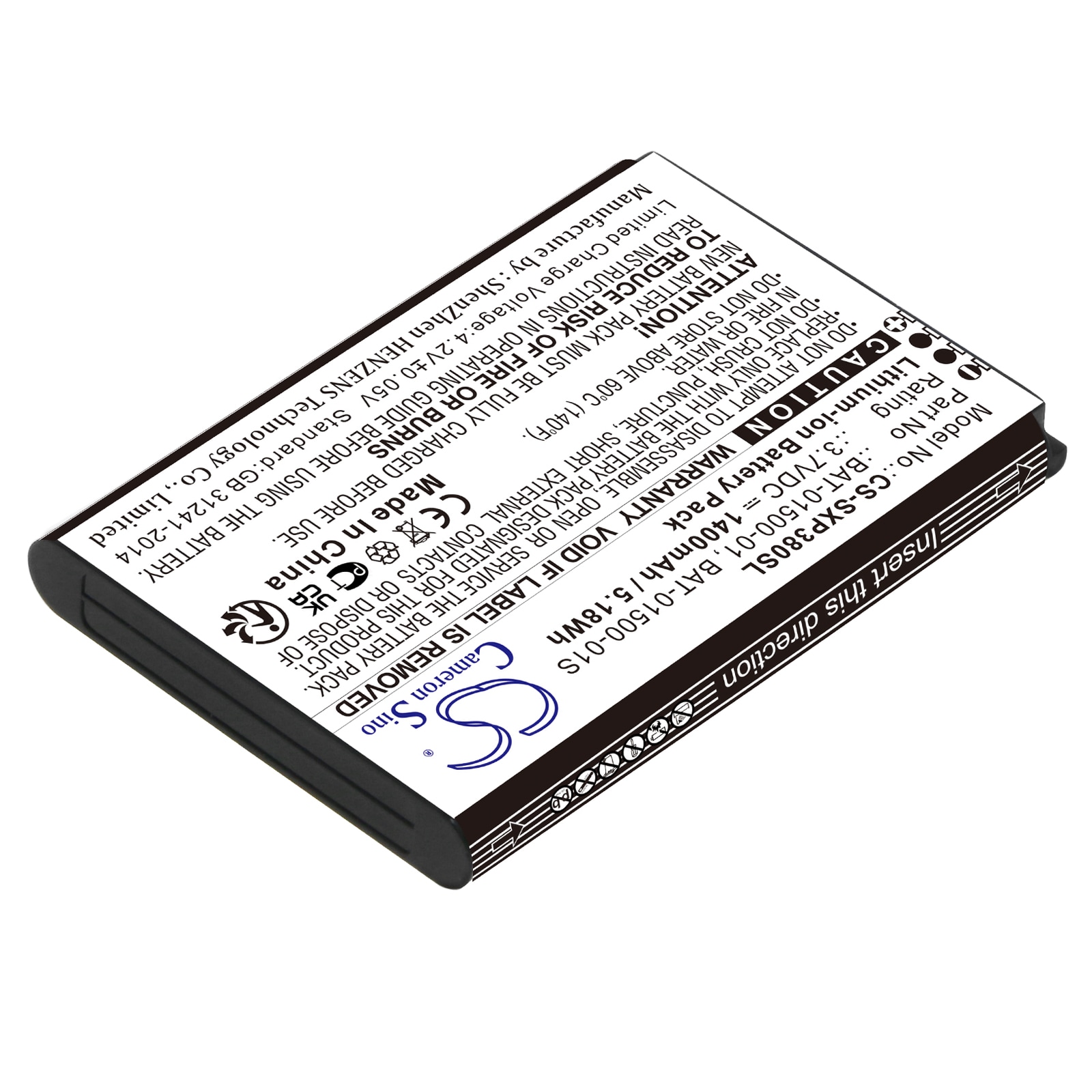 Batteri for SmartPhone, mobil for Sonim XP3800, XP3