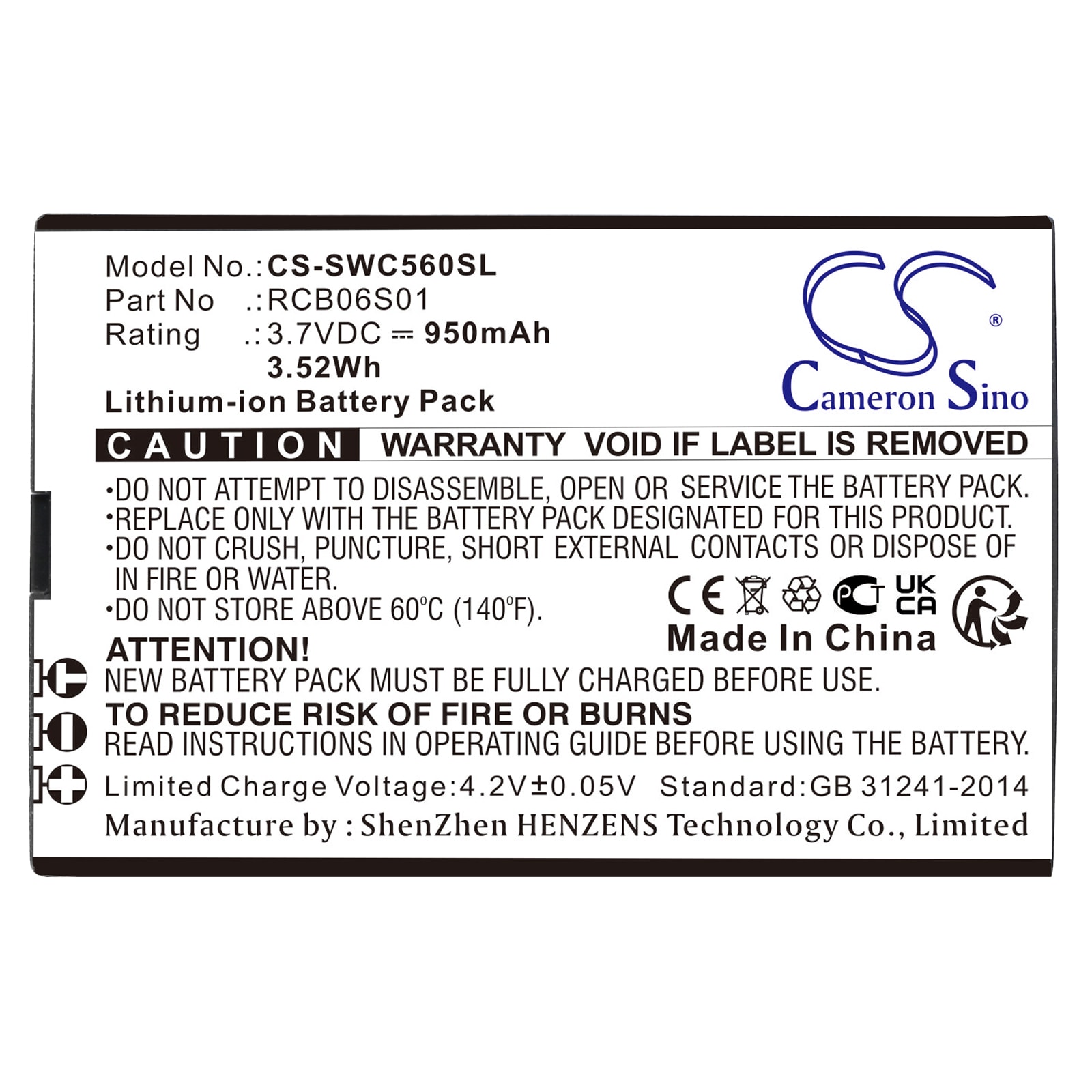 Batteri for SmartPhone, Mobil for Swisstone SC560