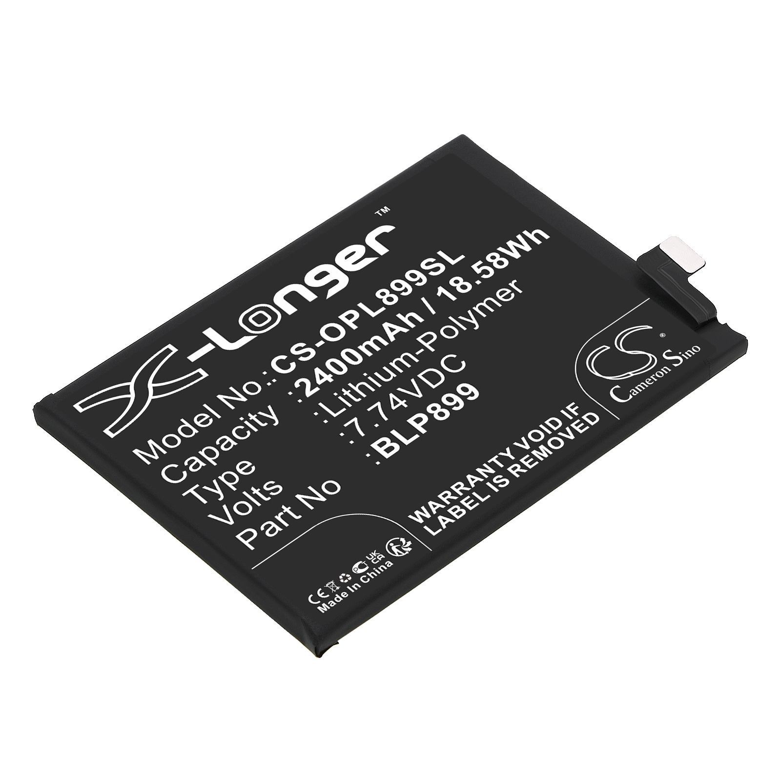 Batteri for SmartPhone, Mobil for Oneplus 10 Pro, 10 Pro 5G