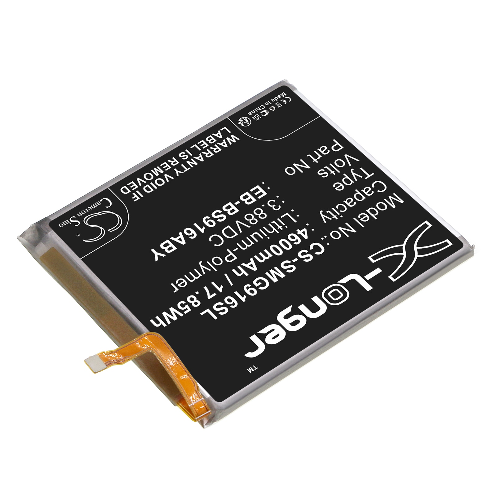 Batteri for SmartPhone, Mobil for Samsung Galaxy S23+, Galaxy S23 Plus, SM-S916B og andre.