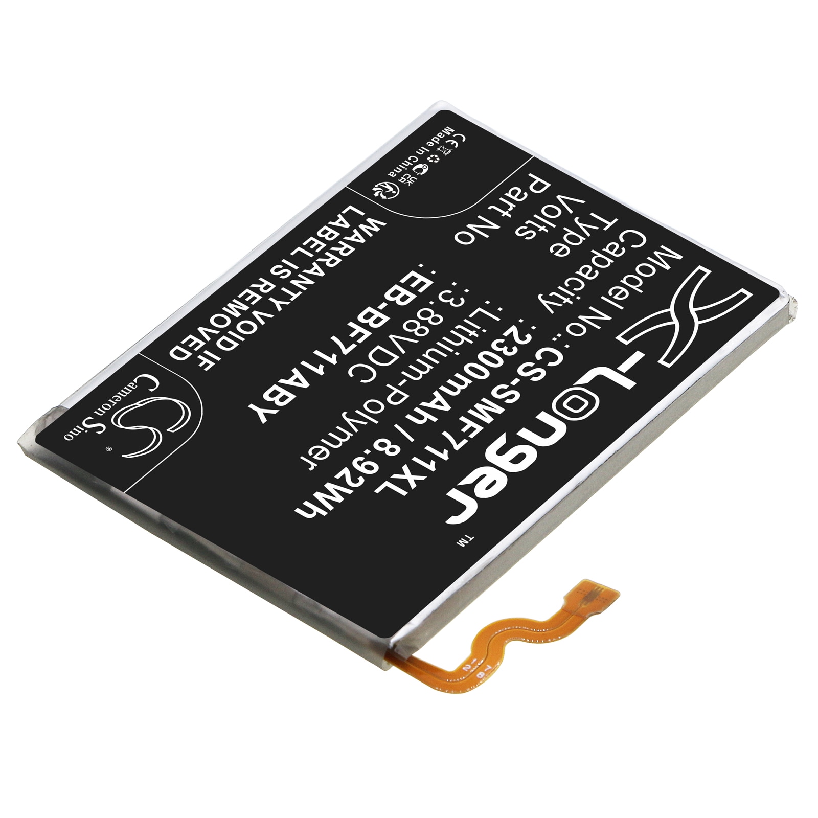 Batteri for SmartPhone, Mobil for Samsung Galaxy Z Flip 3, SM-F711B, SM-F711J og andre.