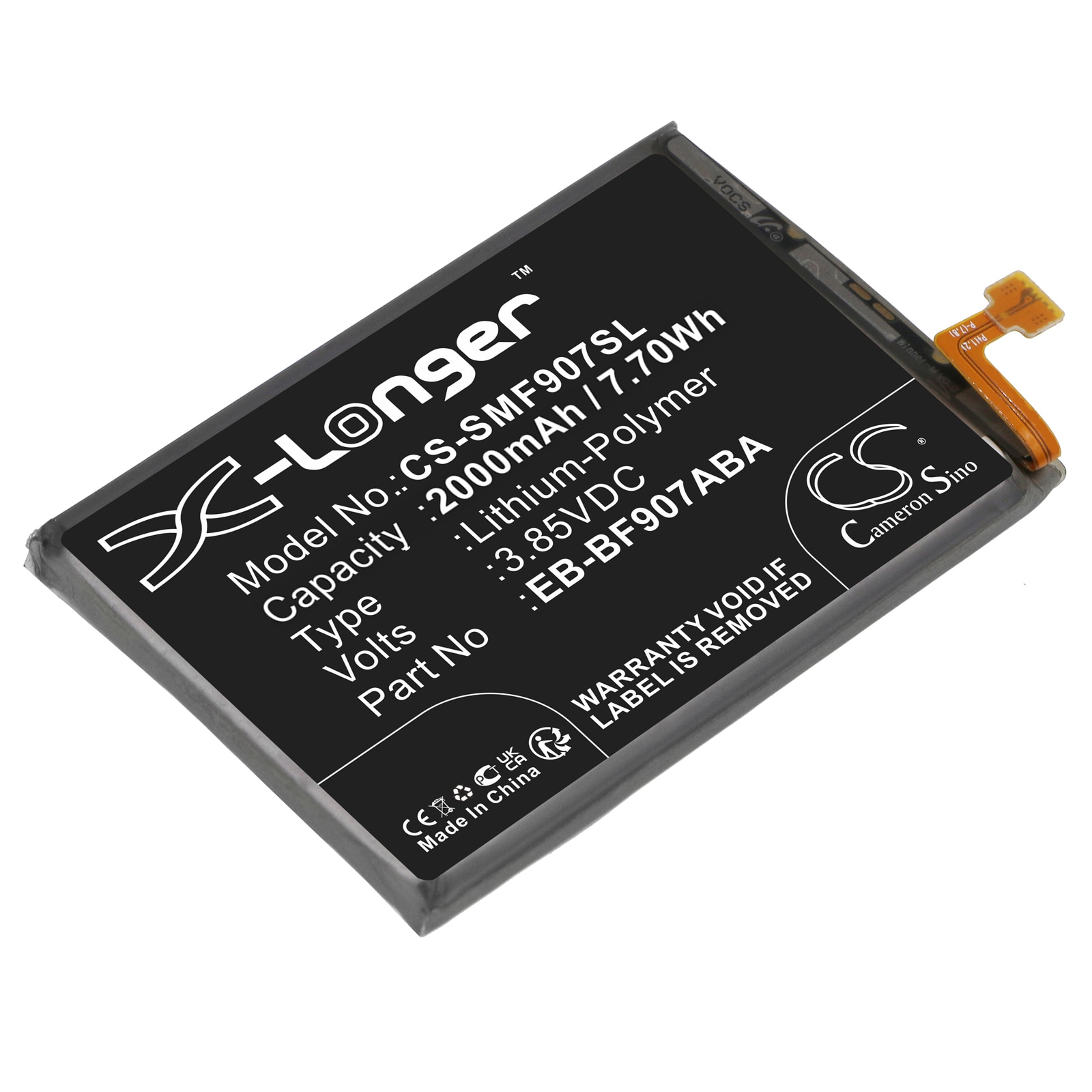 Batteri for SmartPhone, Mobil for Samsung Galaxy Fold 5G, SM-F907N, SM-F907B