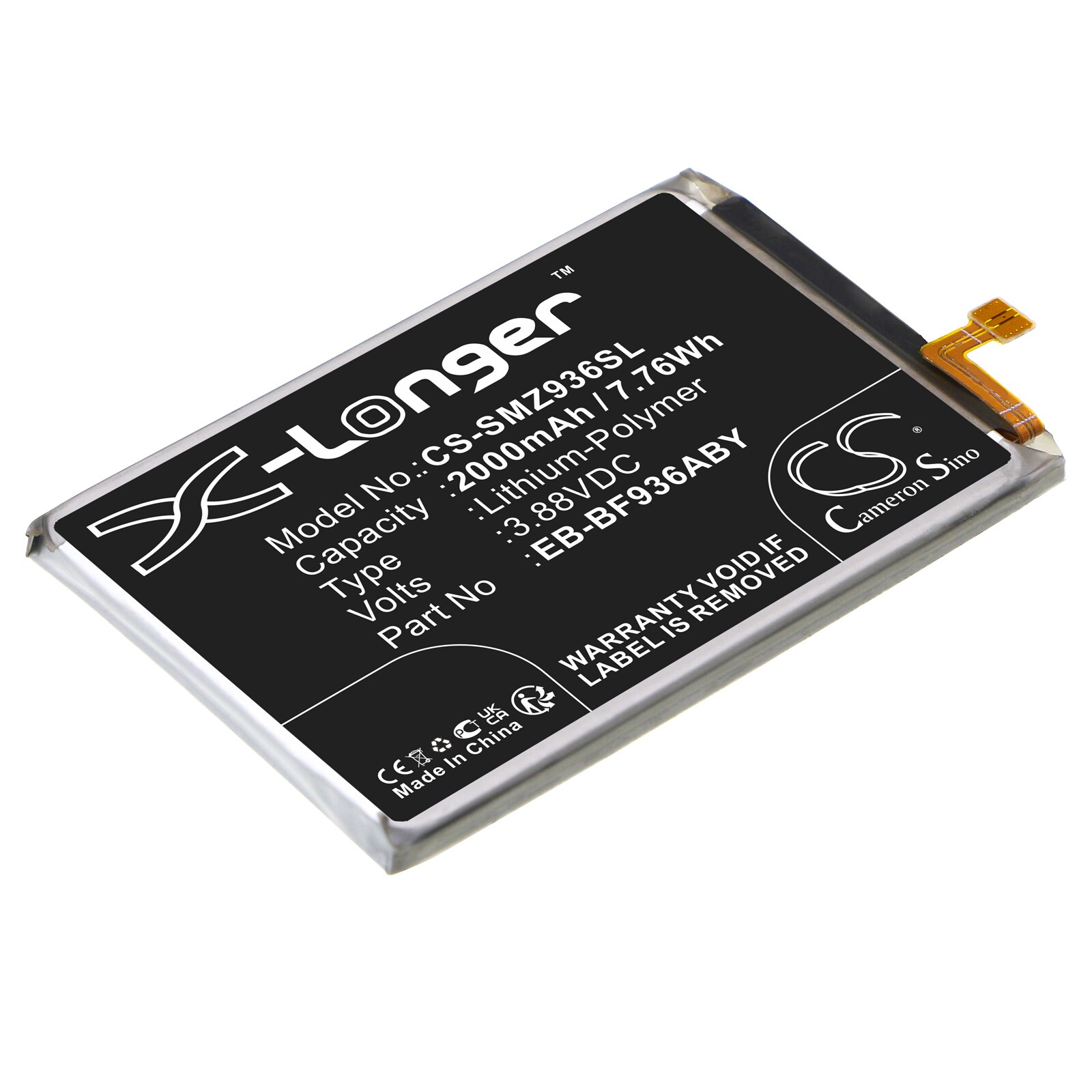 Batteri for SmartPhone, Mobil for Samsung Galaxy Z Fold4, SM-F936J, SM-W9023 og andre.