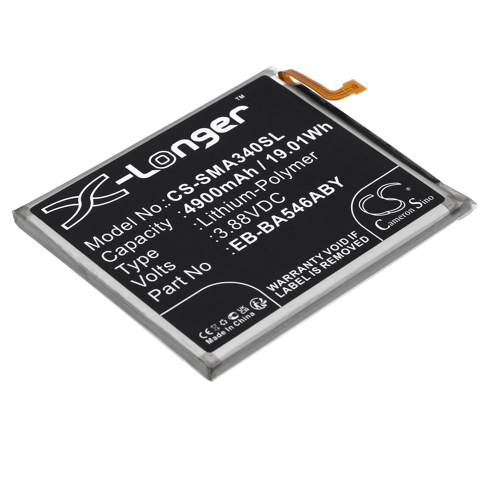 Batteri for SmartPhone, Mobil for Samsung Galaxy A34 5G, Galaxy A34 5G 2023 og andre.