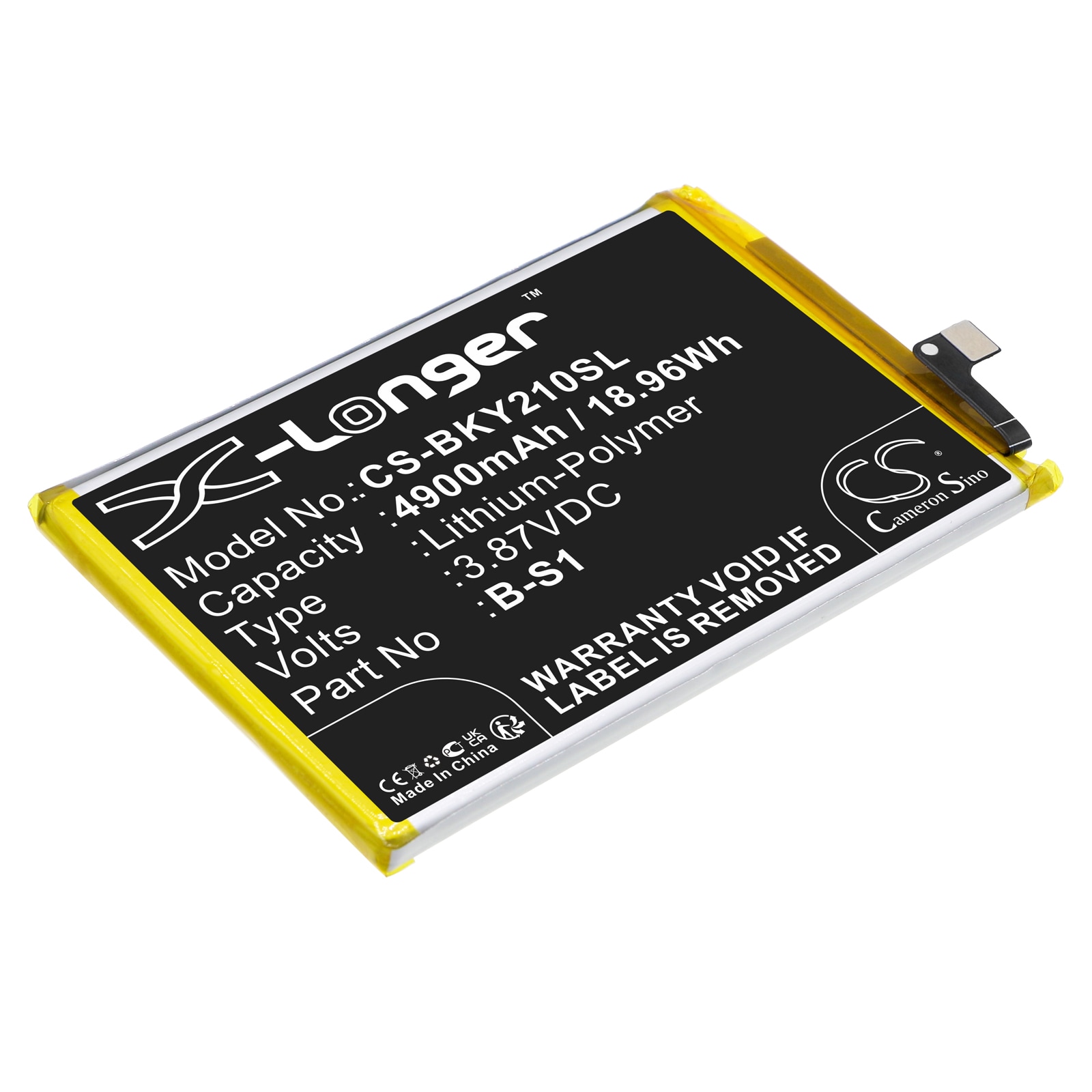Batteri for SmartPhone, Mobil for VIVO Y21s 2021, V2110, Y33s 2021 og andre.
