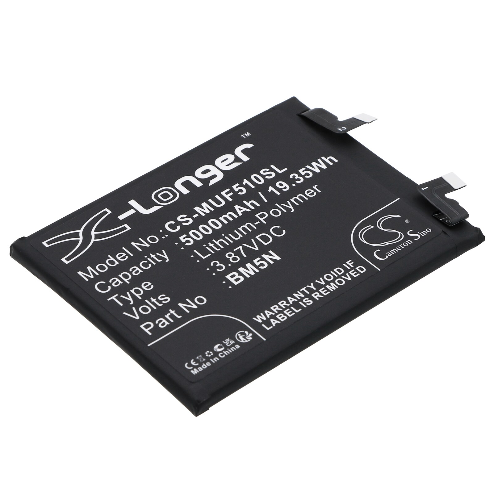 Batteri for smarttelefon, mobil for POCO F5 Pro 5G, 23013RK75G