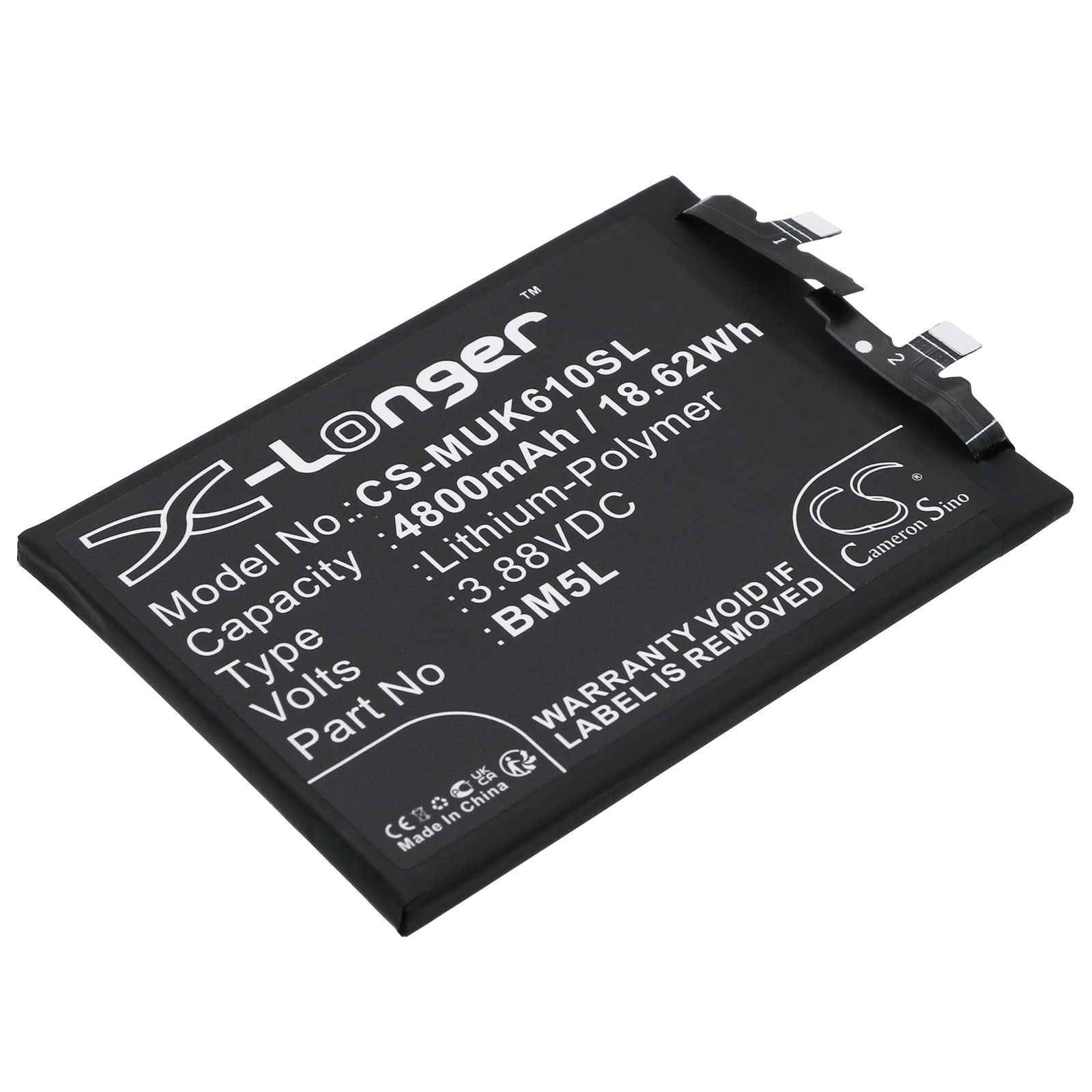 Batteri for smarttelefon, mobil for Redmi K60 Pro, 22127RK46C