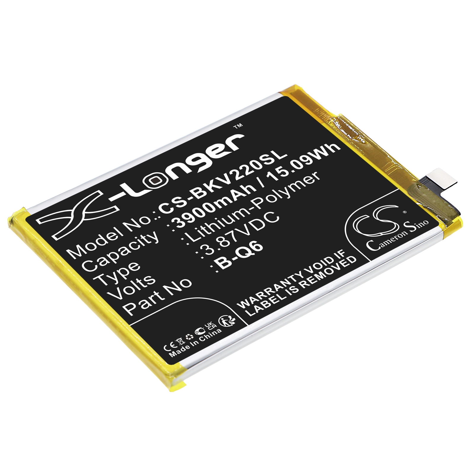 Batteri for smarttelefon, mobil for VIVO V21e, V21e 5G, V2055
