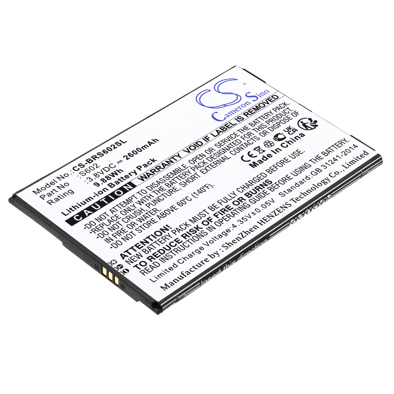 Batteri for SmartPhone, Mobil for Brondi Amico Smartphone XL, S602