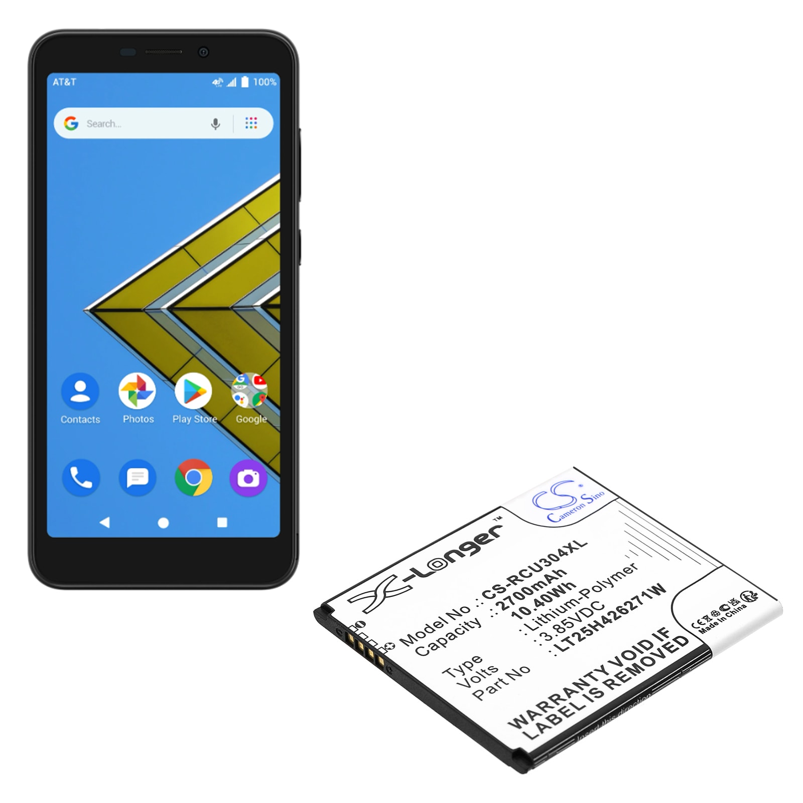 Batteri for SmartPhone, Mobil for Cricket Debut, U319AA