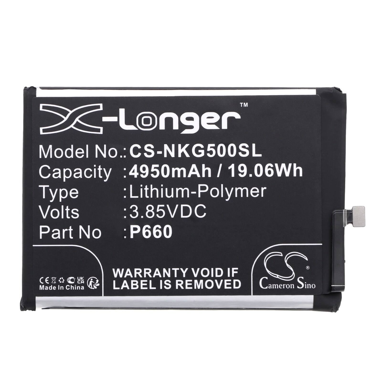 Batteri for SmartPhone, Mobil for Nokia G50, TA-1358, TA-1390 etc.