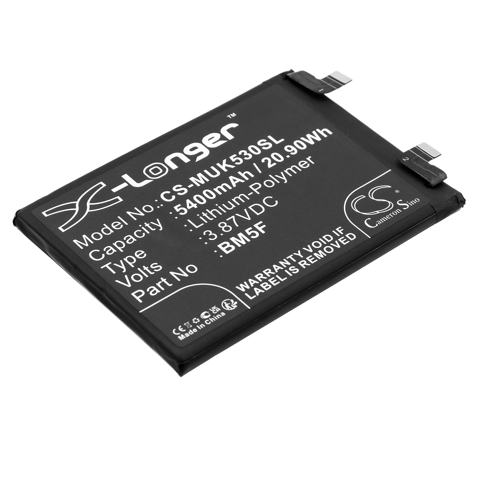 Batteri for smarttelefon, mobil for Redmi K50, K50 5G, 22041211AC