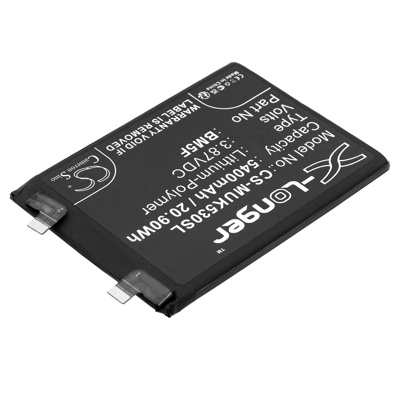 Batteri for smarttelefon, mobil for Redmi K50, K50 5G, 22041211AC