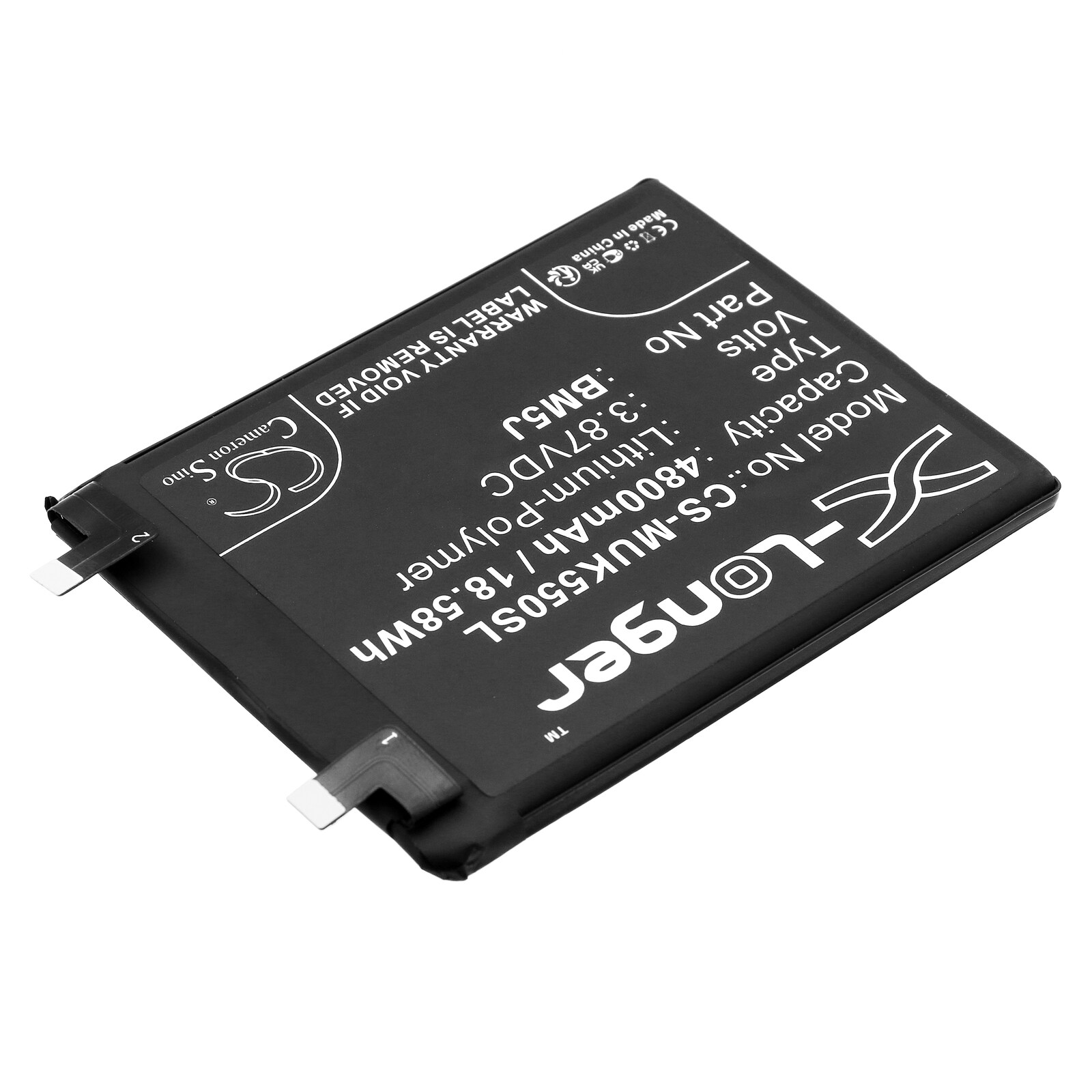 Batteri for smarttelefon, mobil for Redmi K50 Ultra, 12T, 12T Pro