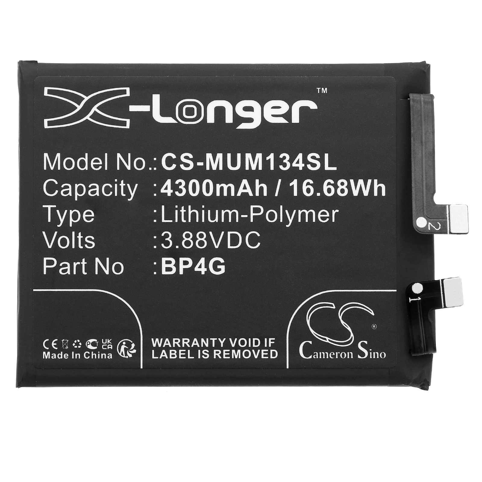 Batteri for SmartPhone, Mobil for Xiaomi Mi 13, Mi 13 5G, 2211133C og andre.