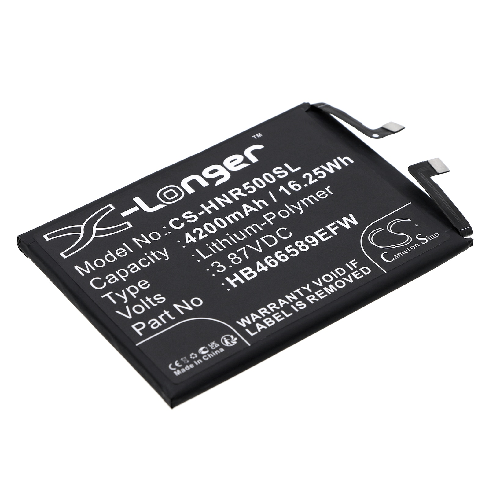 Batteri for SmartPhone, mobil for Honor 50 Lite, NTN-L22, NTN-LX1 og andre.