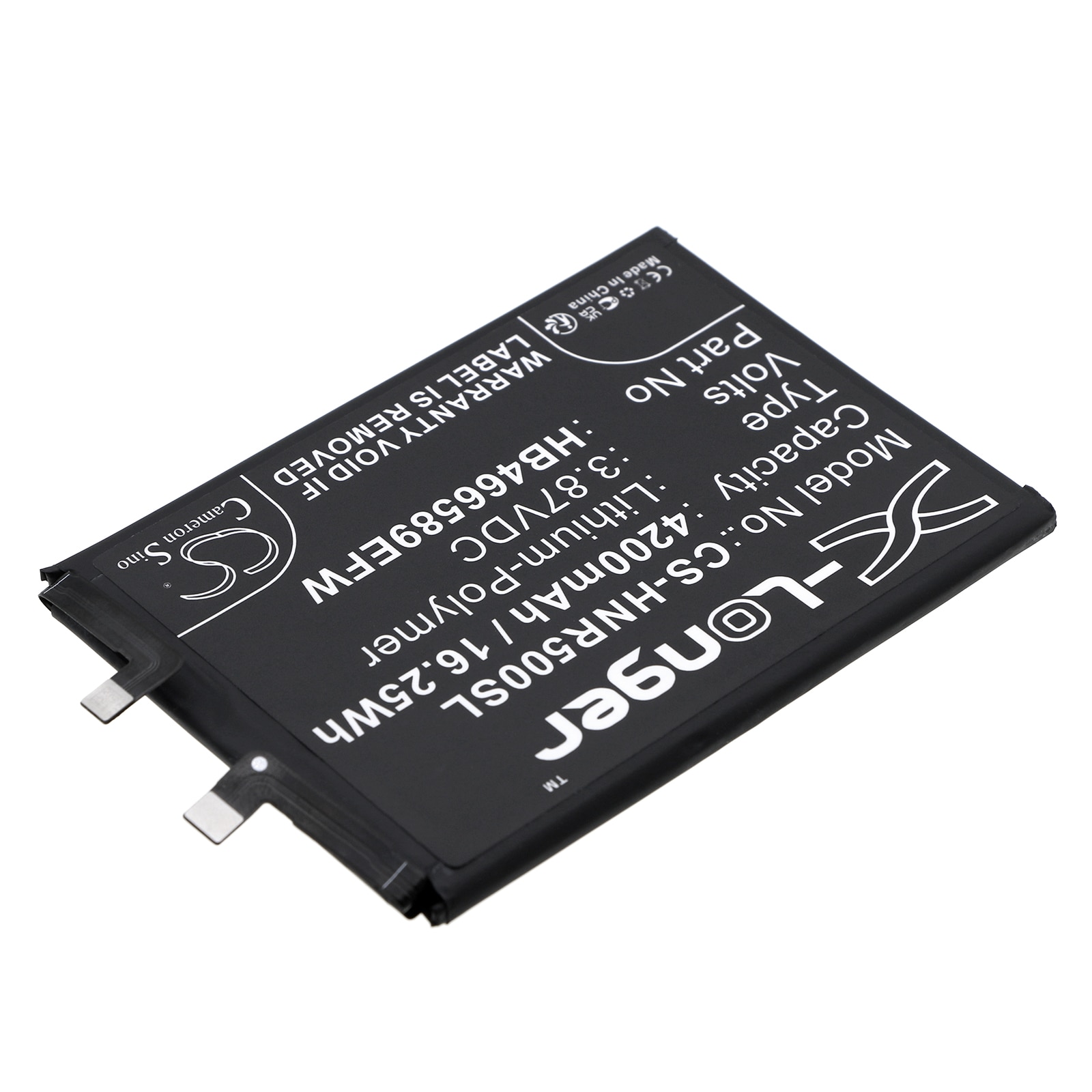 Batteri for SmartPhone, mobil for Honor 50 Lite, NTN-L22, NTN-LX1 og andre.