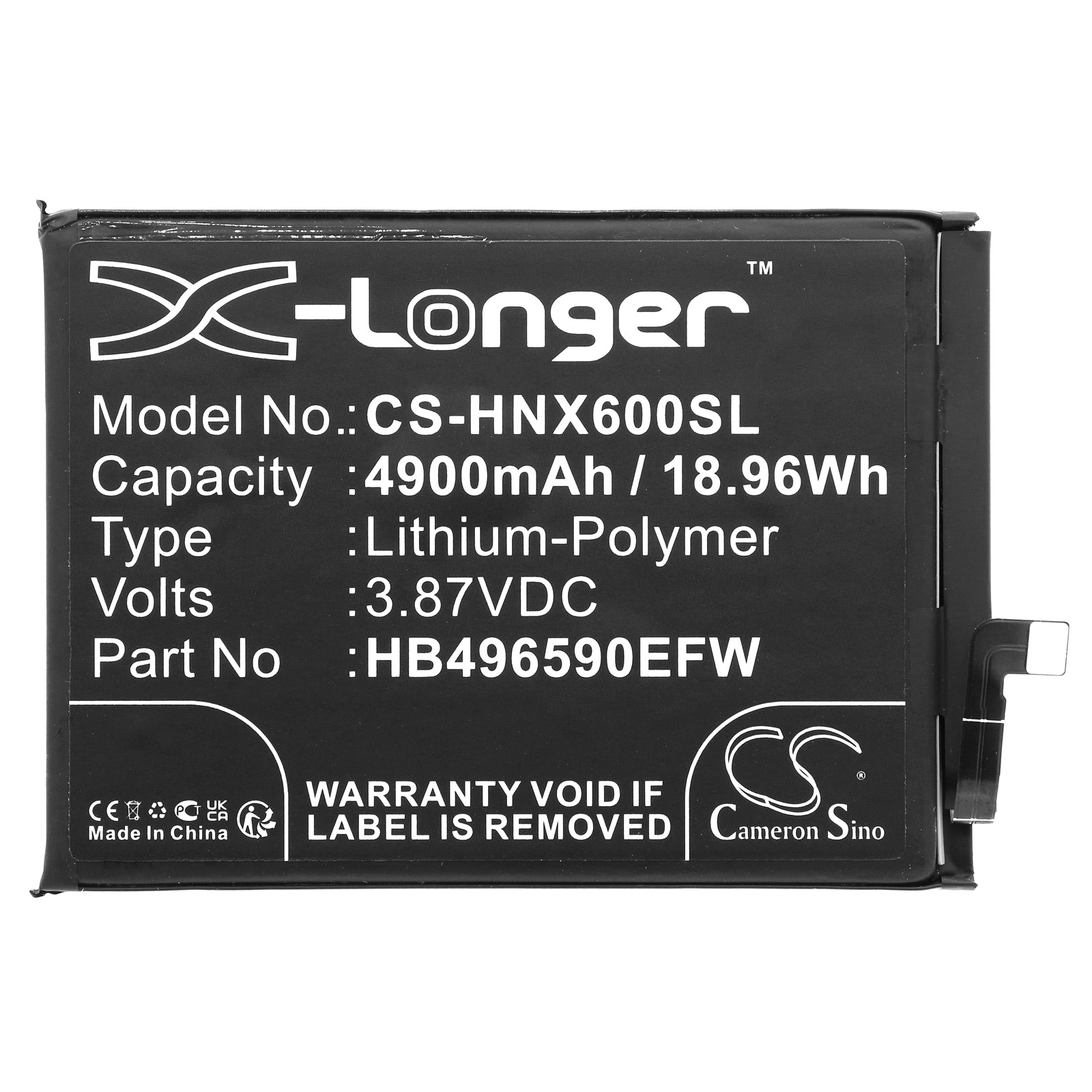 Batteri for SmartPhone, Mobil for Honor Play 20, Changwan 20, KOZ-AL00 og andre.