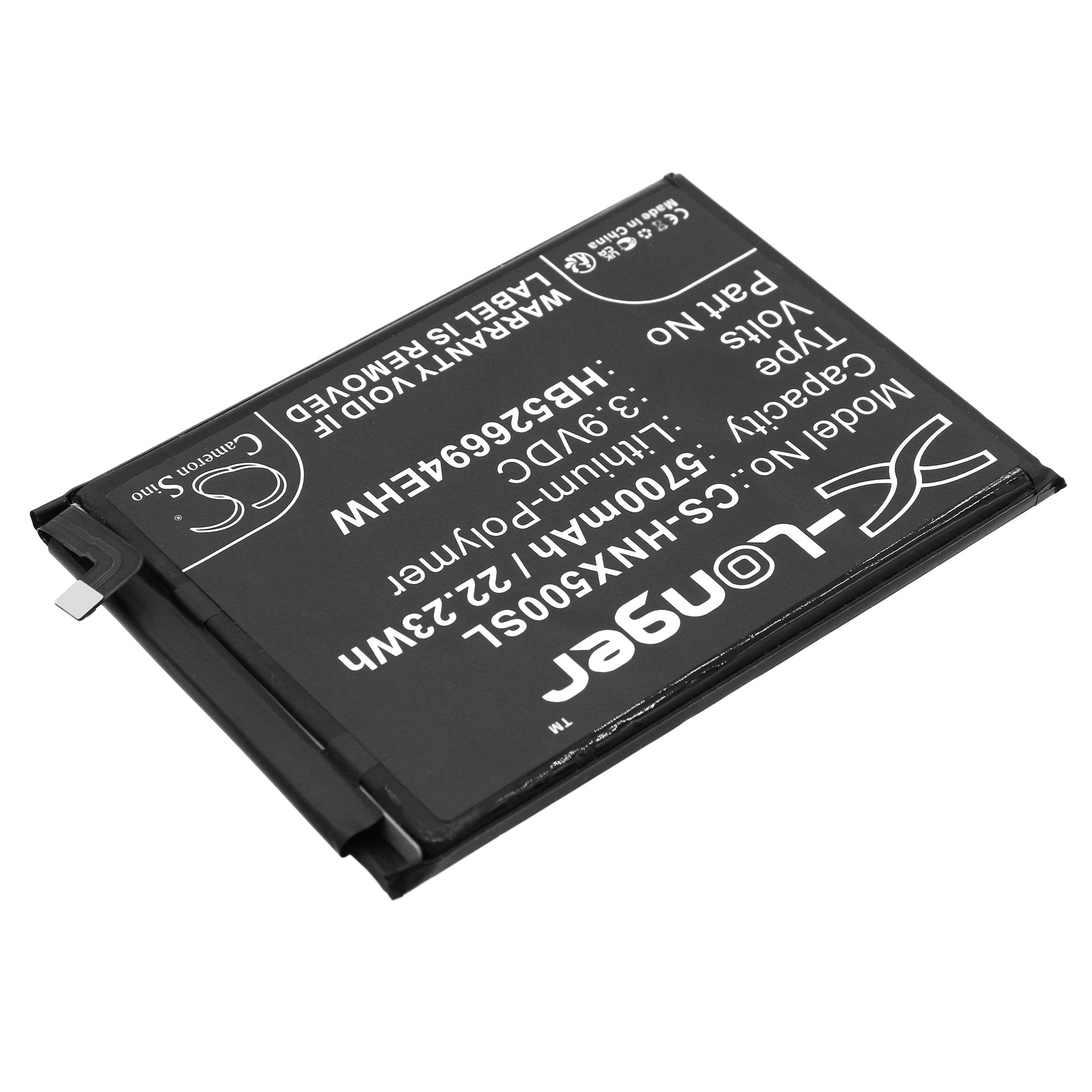 Batteri for smarttelefon, mobil for Honor X50, X50i