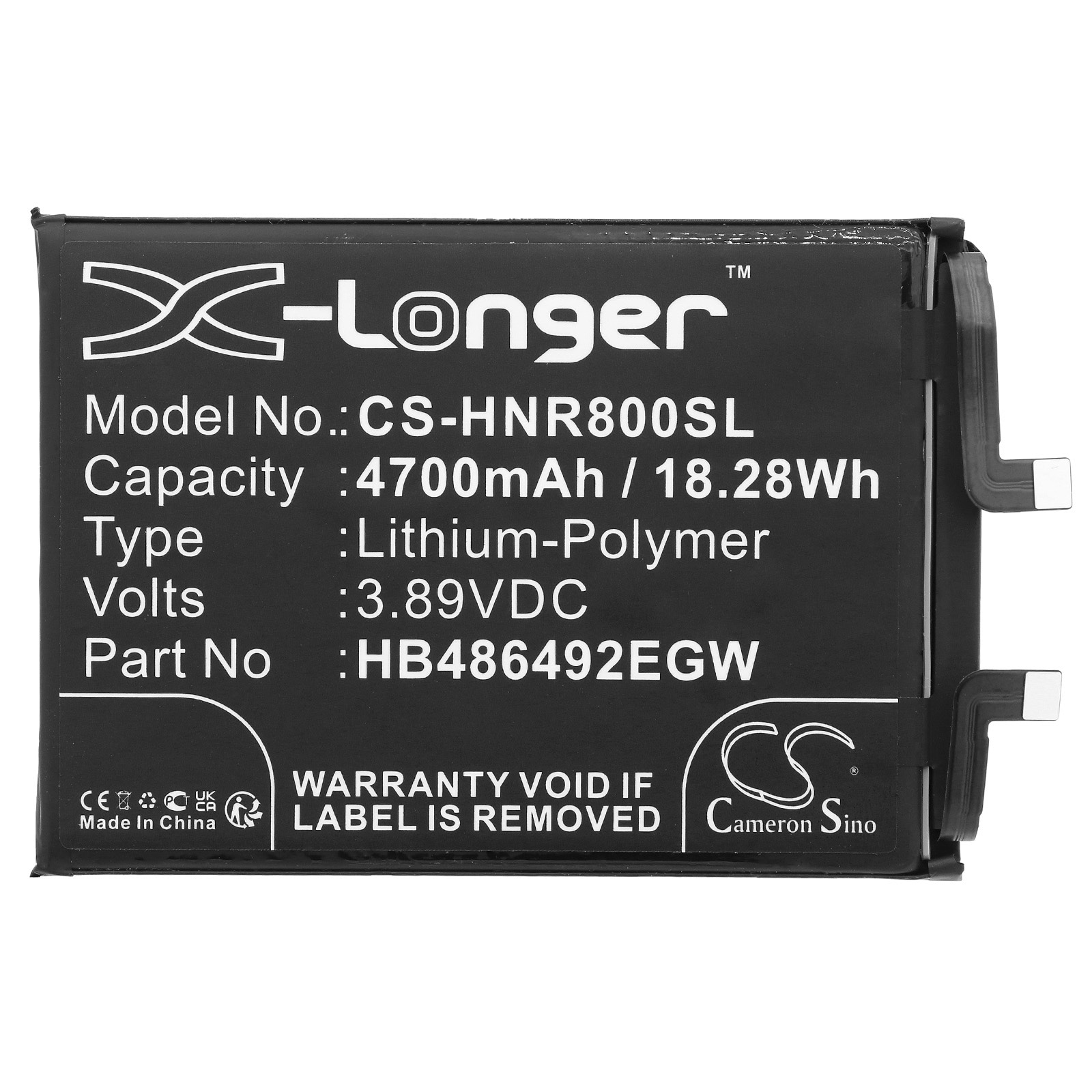 Batteri for SmartPhone, Mobil for Honor 80 SE