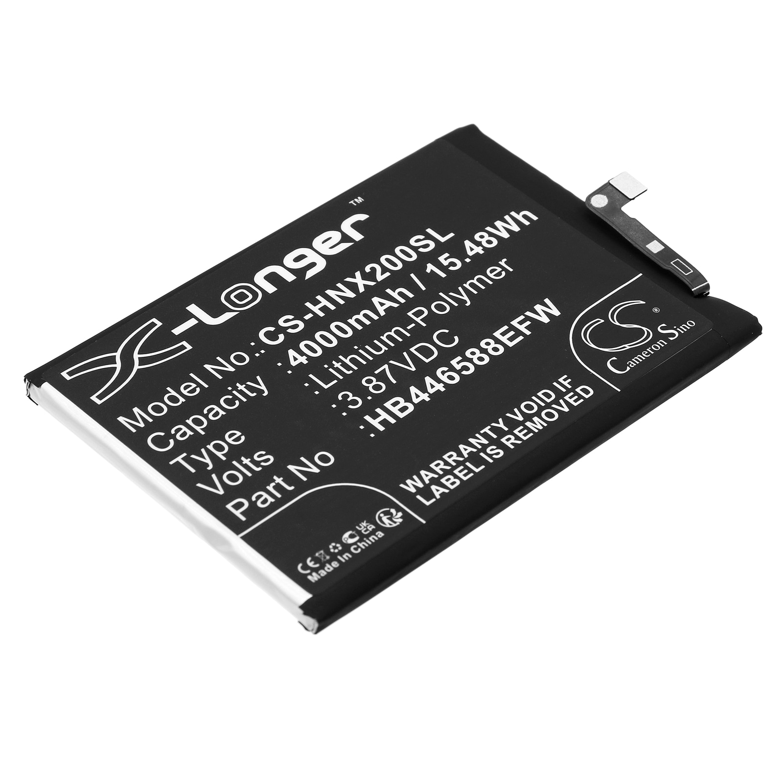 Batteri for smarttelefon, mobil for Honor X20 SE 5G, CHL-AN00