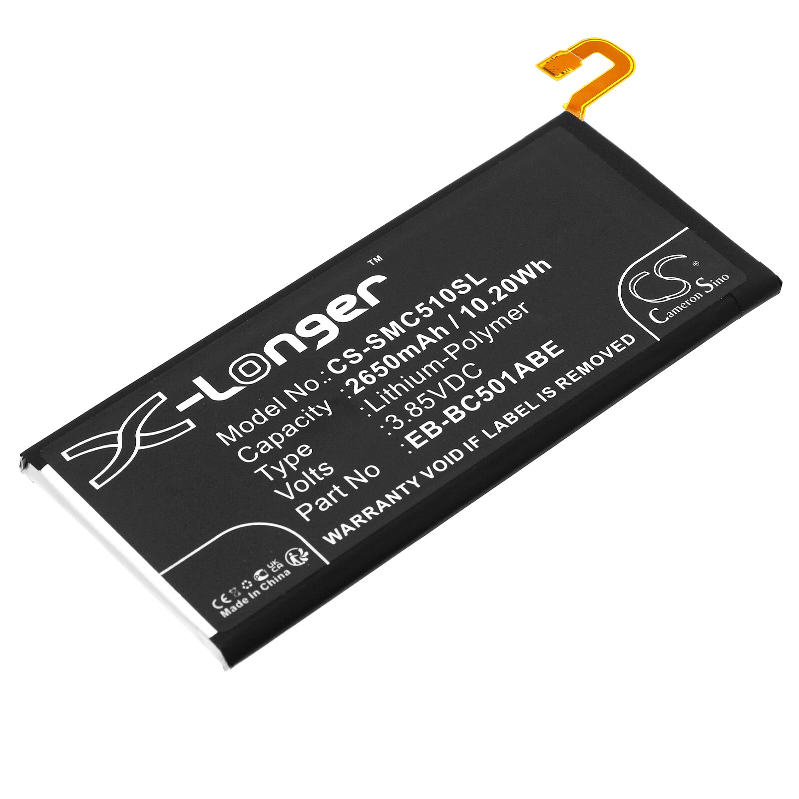 Batteri for SmartPhone, Mobil for Samsung Galaxy C5 Pro, Galaxy C5 Pro Duos, GT-C501 og andre.