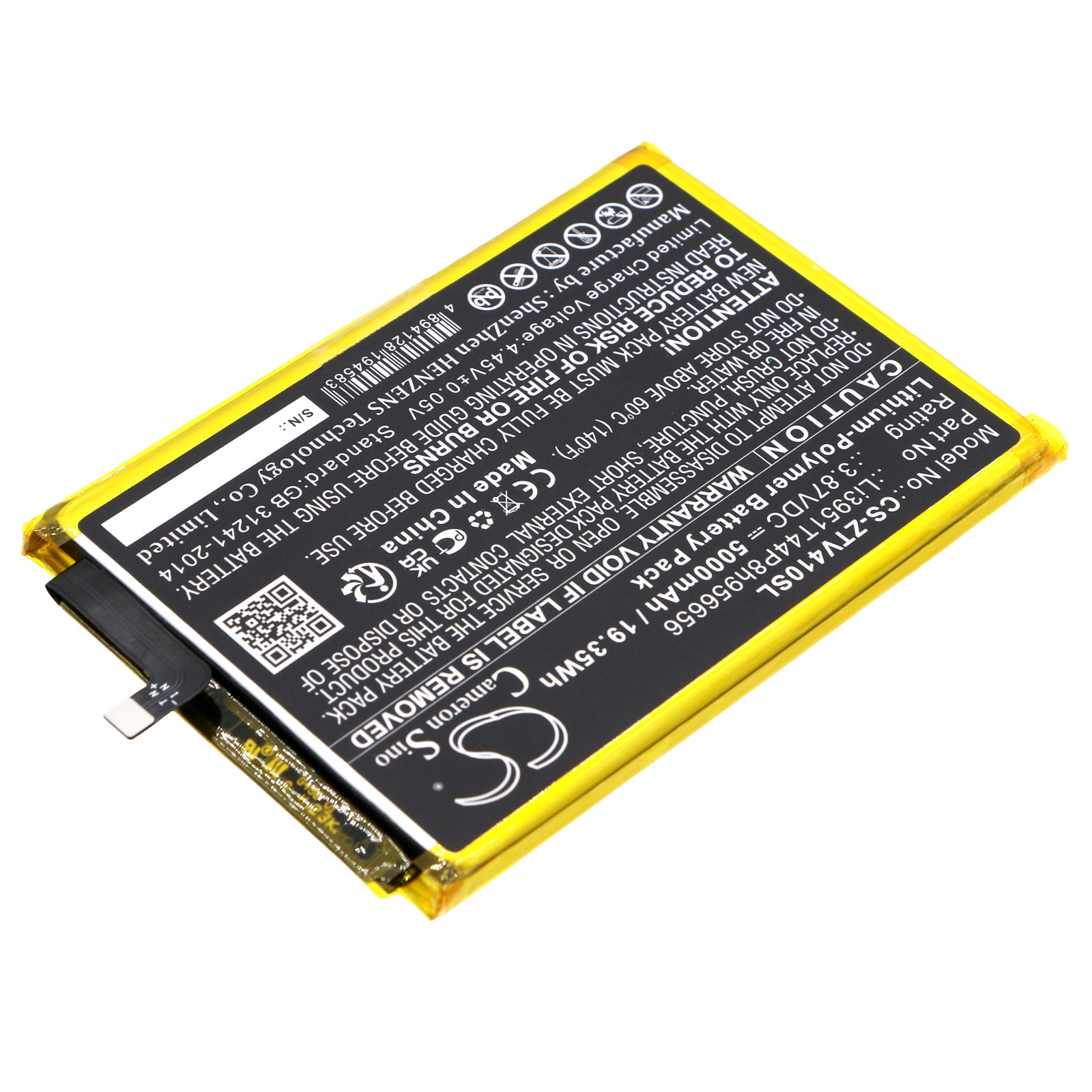 Batteri for SmartPhone, Mobil for ZTE Blade V40, Blade V40 5G, V40 Vita og andre.