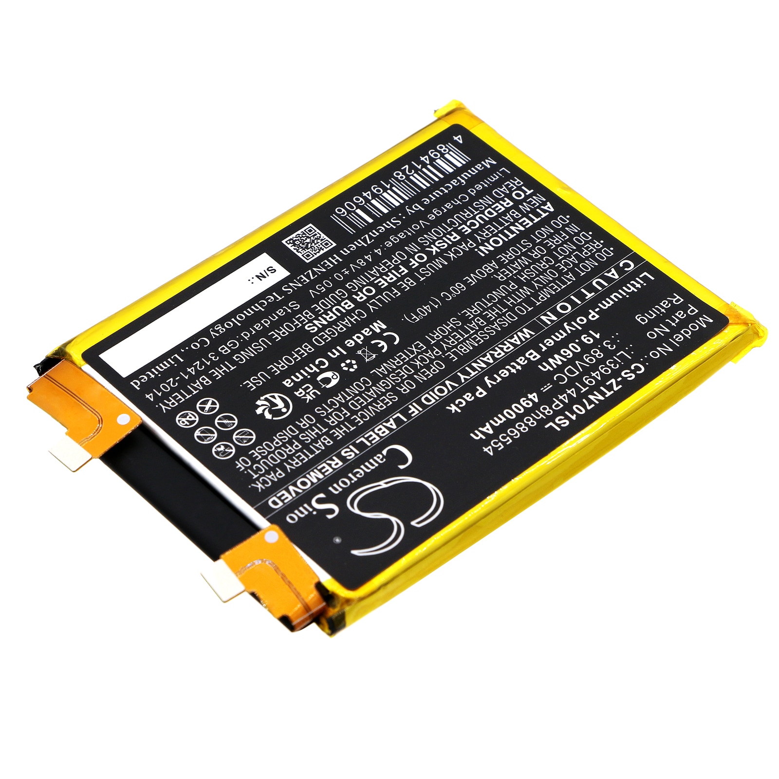 Batteri for SmartPhone, Mobil for ZTE Nubia Z40 Pro, Nubia Z40 Pro 5G og andre.