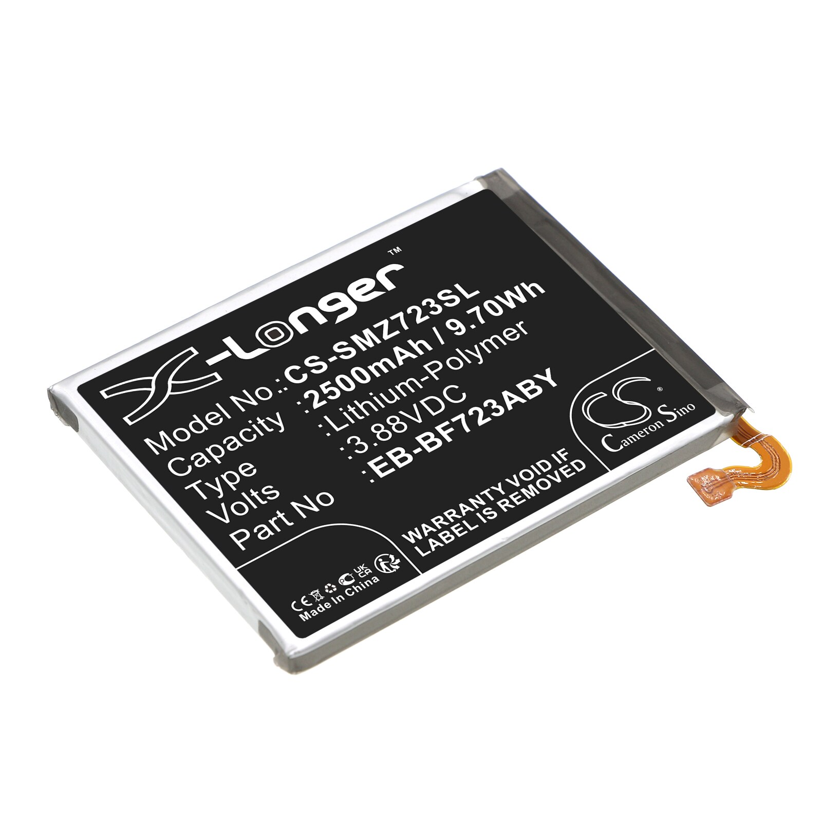 Batteri for SmartPhone, Mobil for Samsung Galaxy Z Flip 4, SM-F721U, SM-F721U1 og andre.