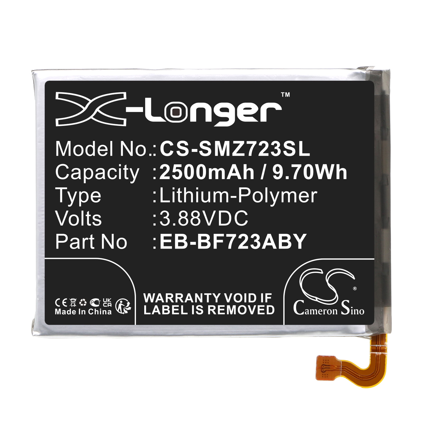 Batteri for SmartPhone, Mobil for Samsung Galaxy Z Flip 4, SM-F721U, SM-F721U1 og andre.