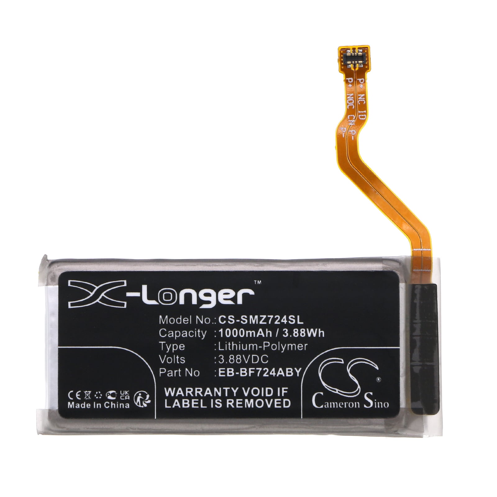 Batteri for SmartPhone, Mobil for Samsung Galaxy Z Flip 4, SM-F721U, SM-F721U1 og andre.