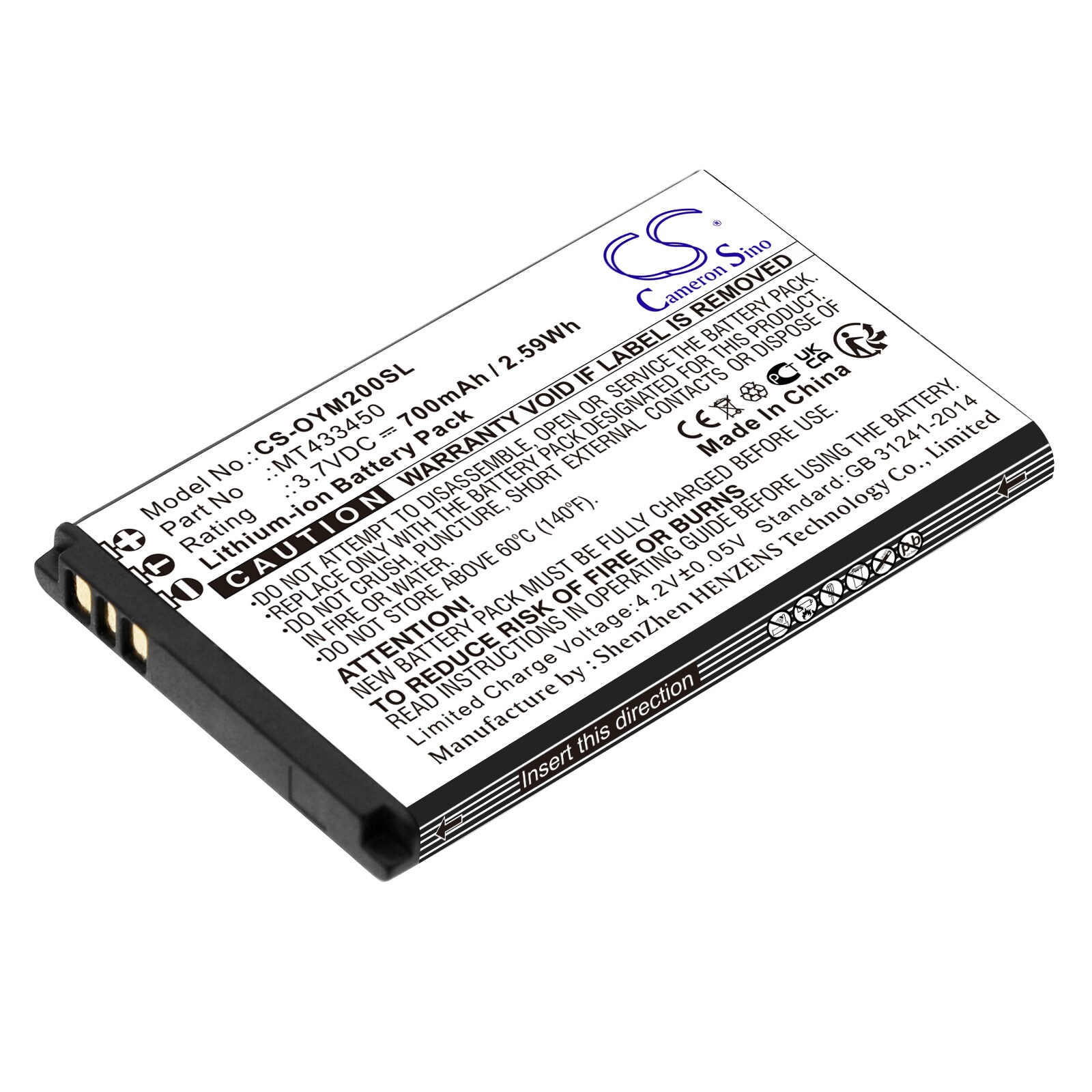 Batteri for SmartPhone, Mobil for Olympia Classic Mini II
