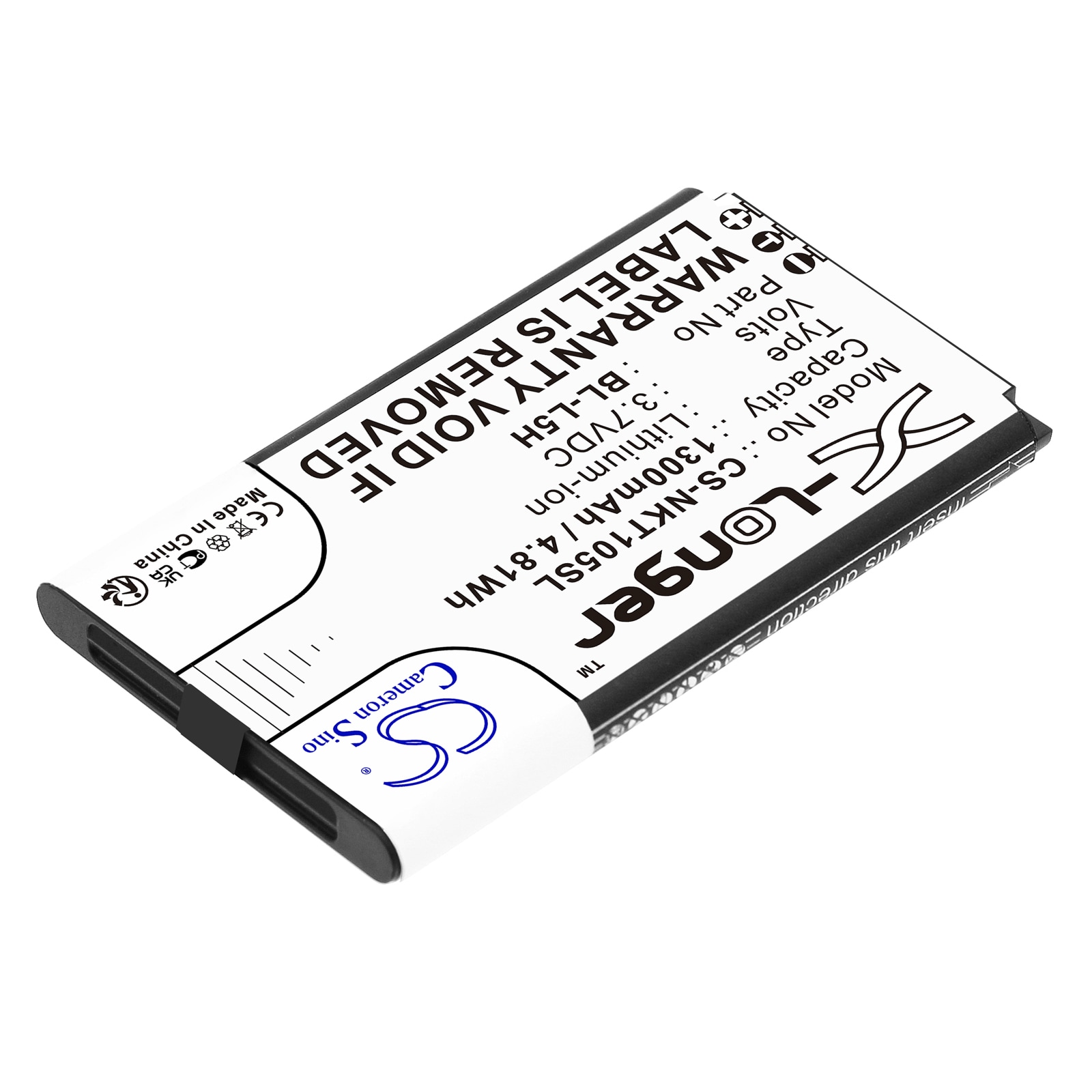 Batteri for SmartPhone, Mobil for Nokia 105 2023, 105 4G, TA1385-DS og andre.