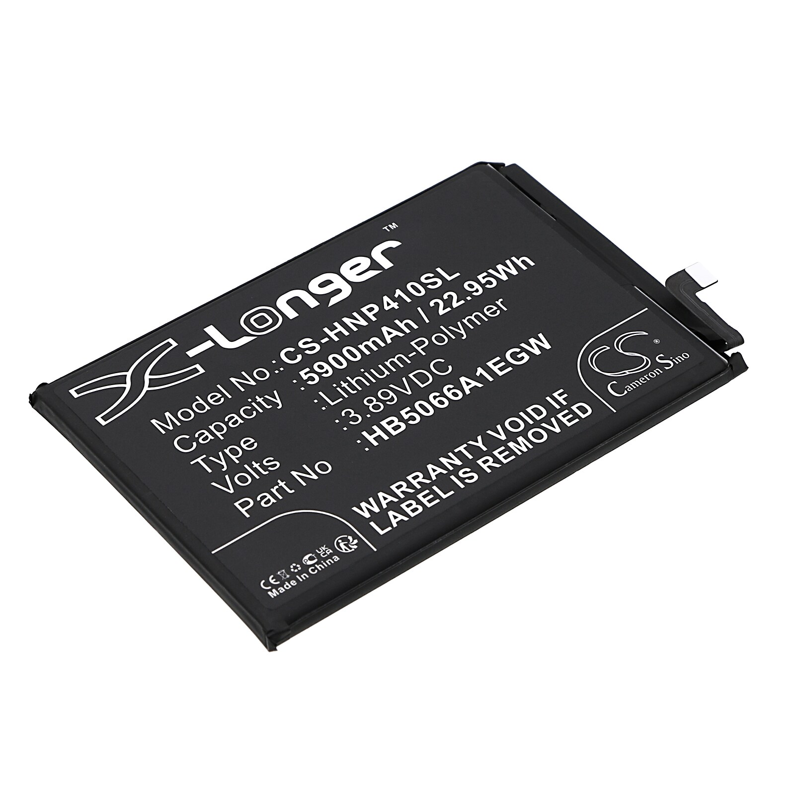 Batteri for SmartPhone, Mobil for Honor Play 40 Plus, Play 40 Plus 5G Premium og andre.
