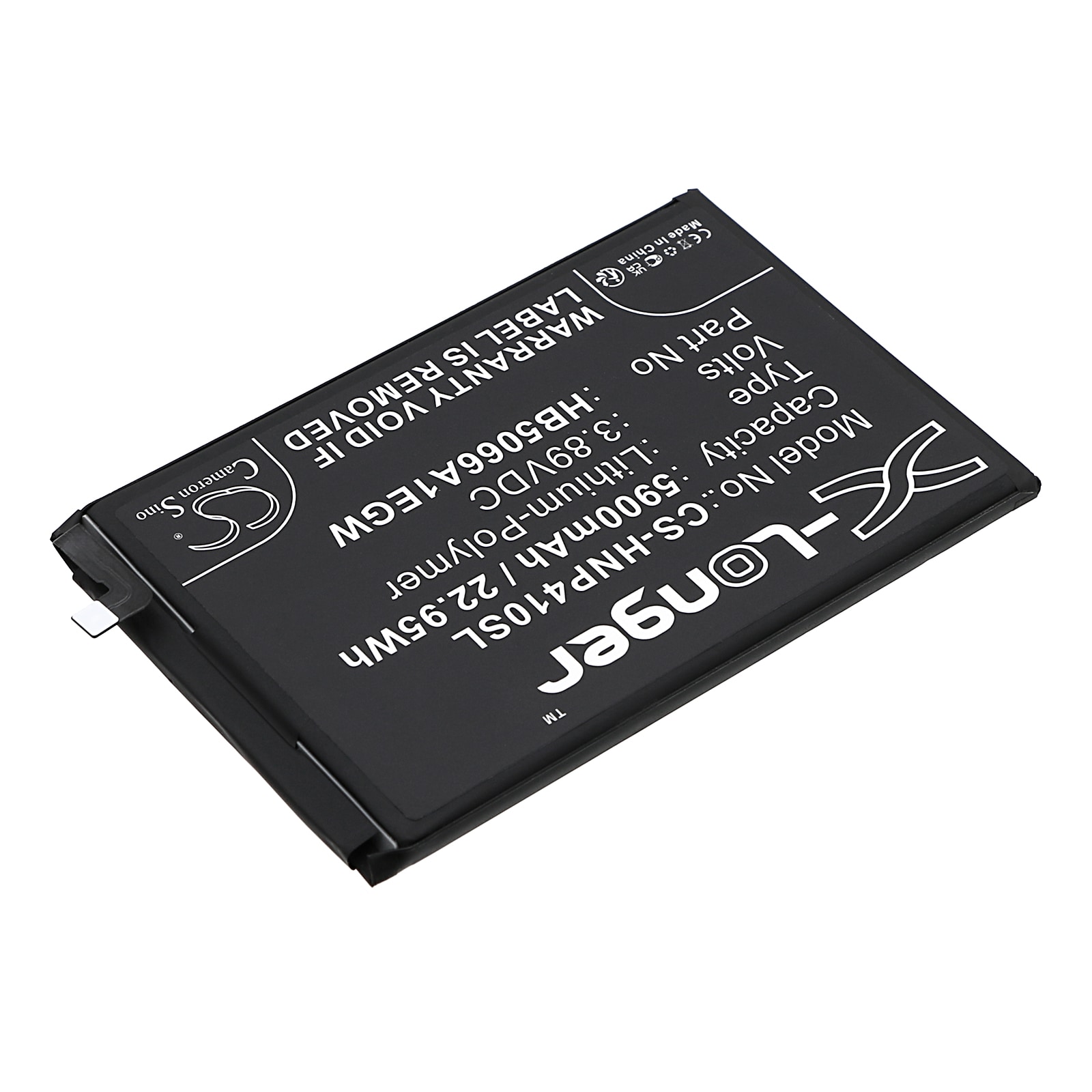 Batteri for SmartPhone, Mobil for Honor Play 40 Plus, Play 40 Plus 5G Premium og andre.
