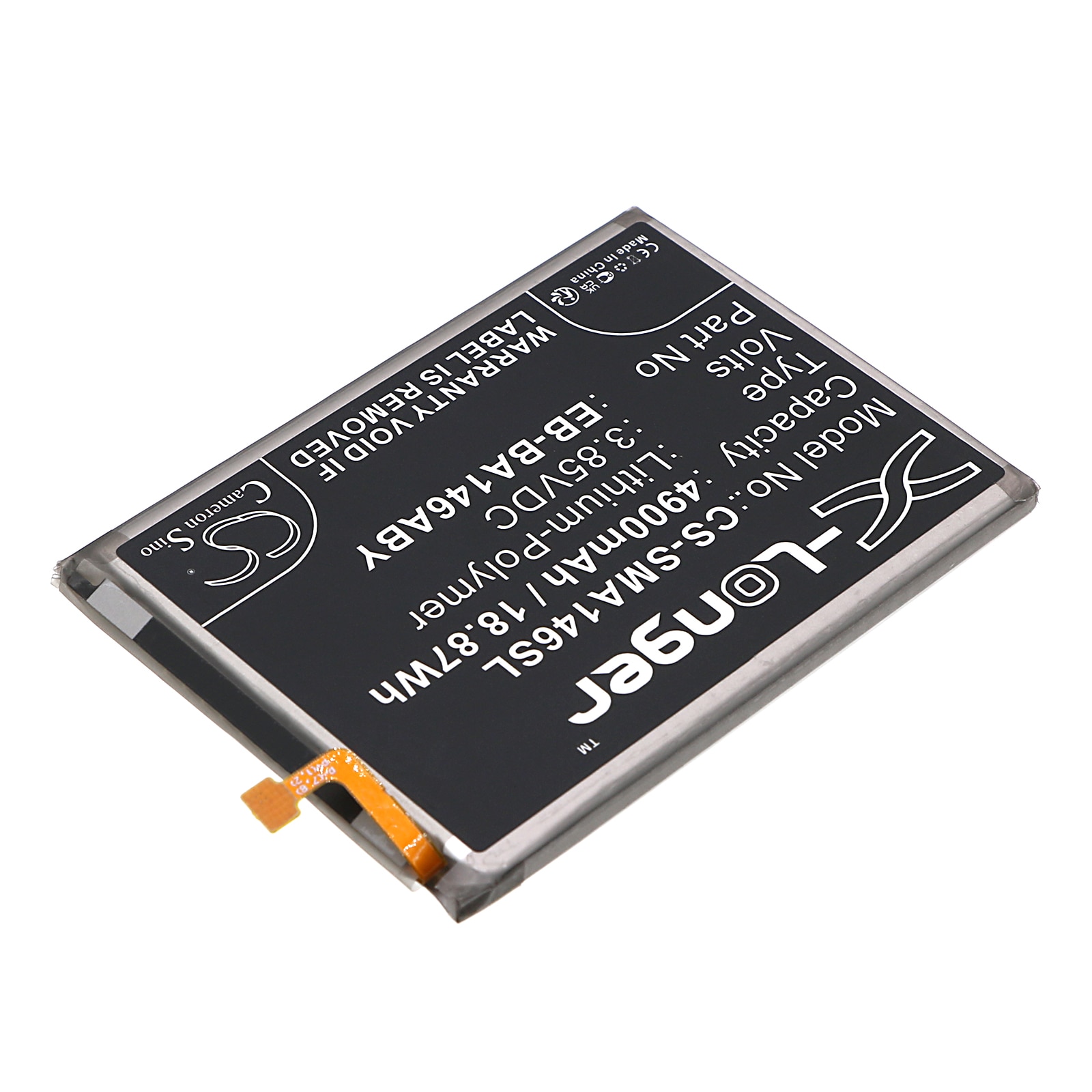 Batteri for SmartPhone, Mobil for Samsung Galaxy A14 5G, SM-A146M og andre.