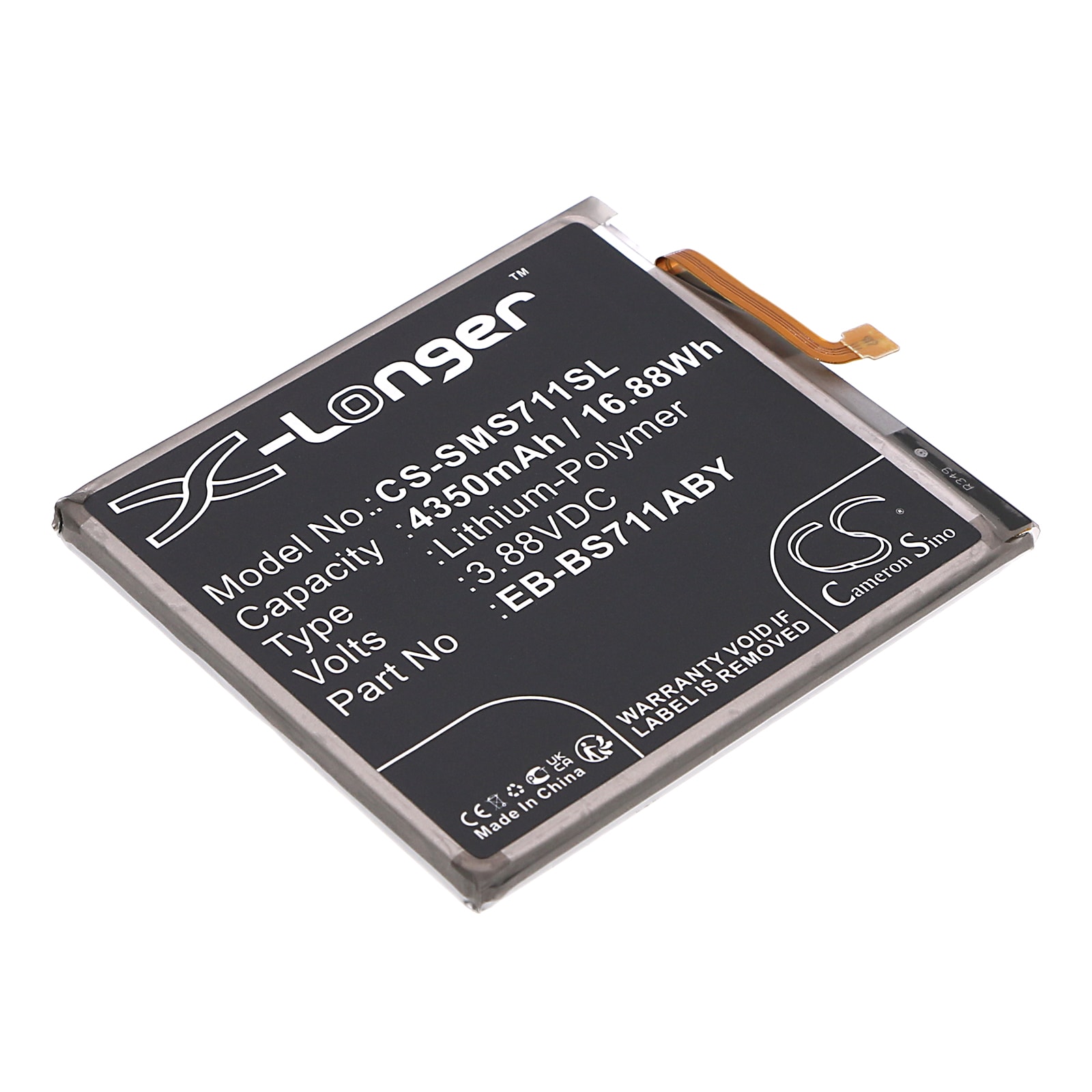 Batteri for SmartPhone, Mobil for Samsung SM-S711B, Galaxy S23 FE, Galaxy S23 FE 5G og andre.