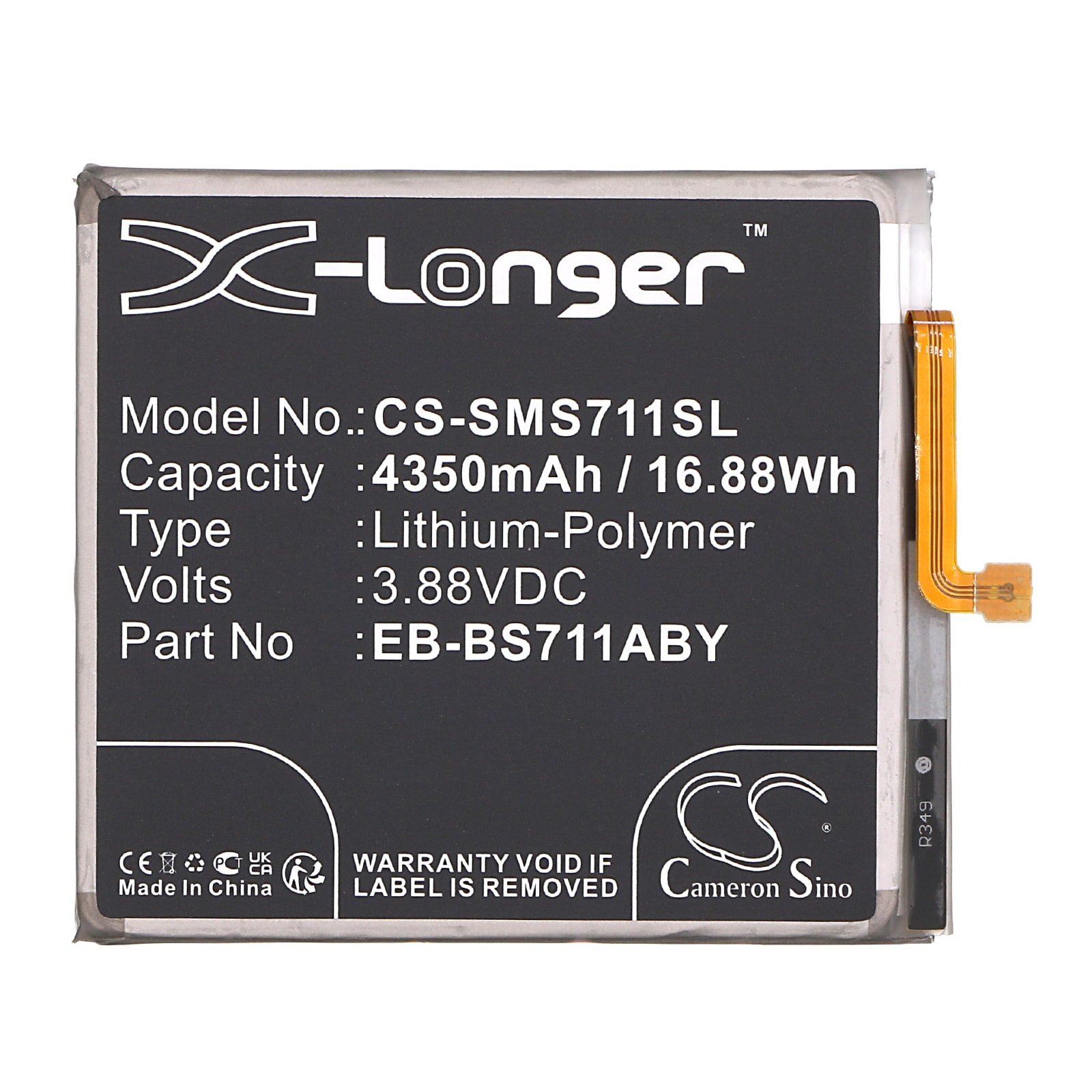 Batteri for SmartPhone, Mobil for Samsung SM-S711B, Galaxy S23 FE, Galaxy S23 FE 5G og andre.