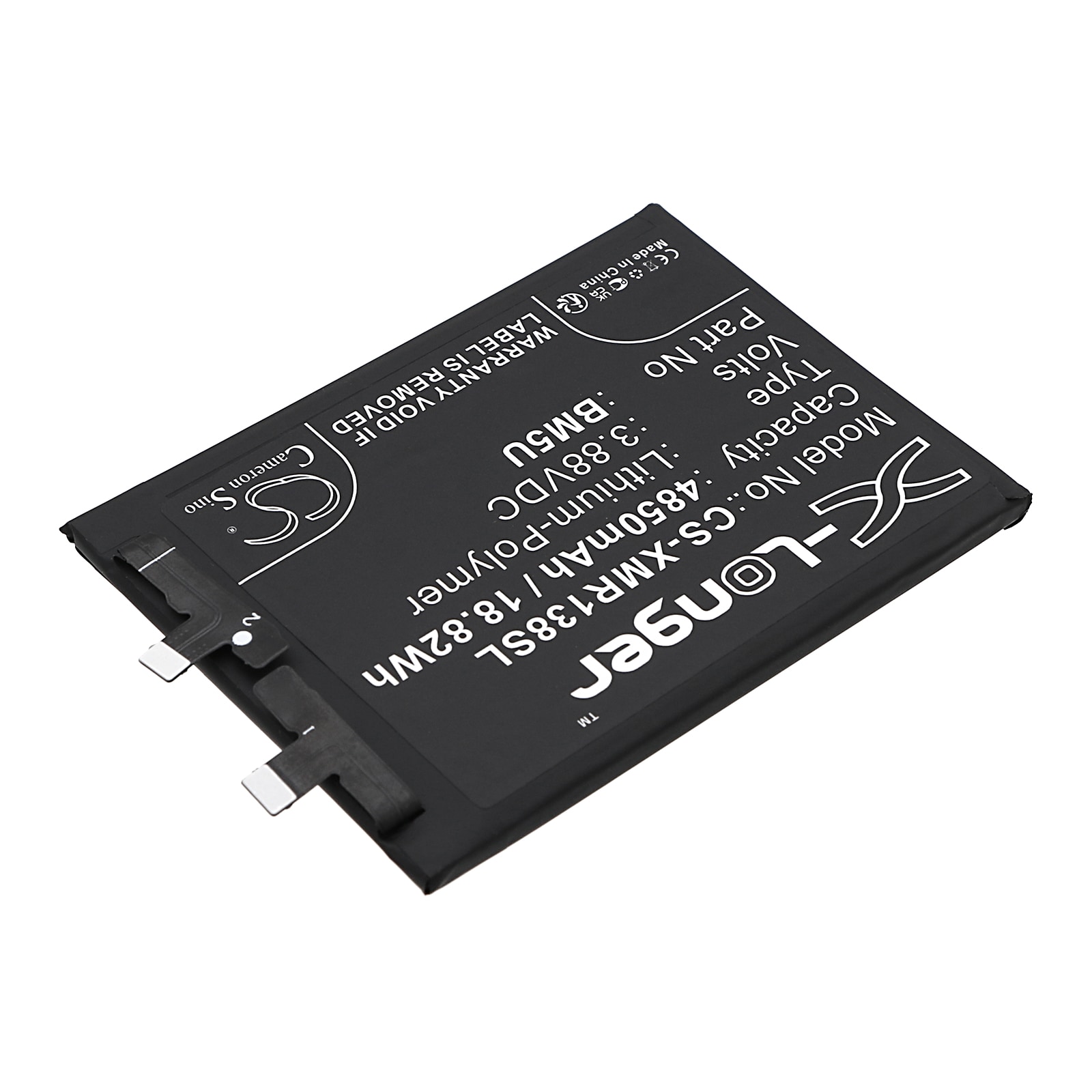 Batteri til smarttelefon, mobil for Redmi Note 13 Pro+, 23090RA98C
