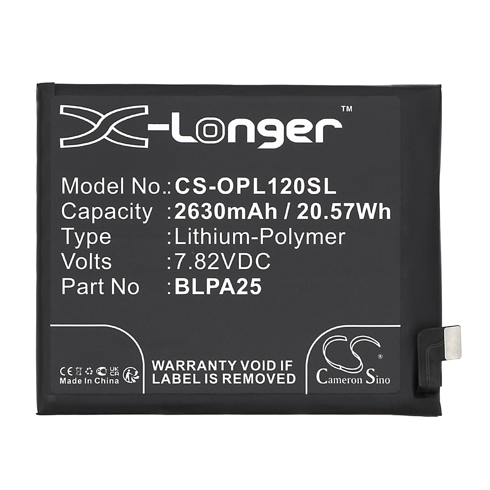 Batteri for SmartPhone, Mobil for Oneplus 12, PJD110