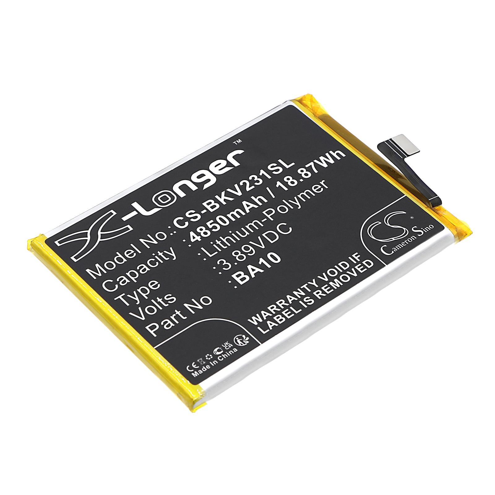 Batteri for SmartPhone, Mobil for VIVO Y17S, V36m, V2318A etc.