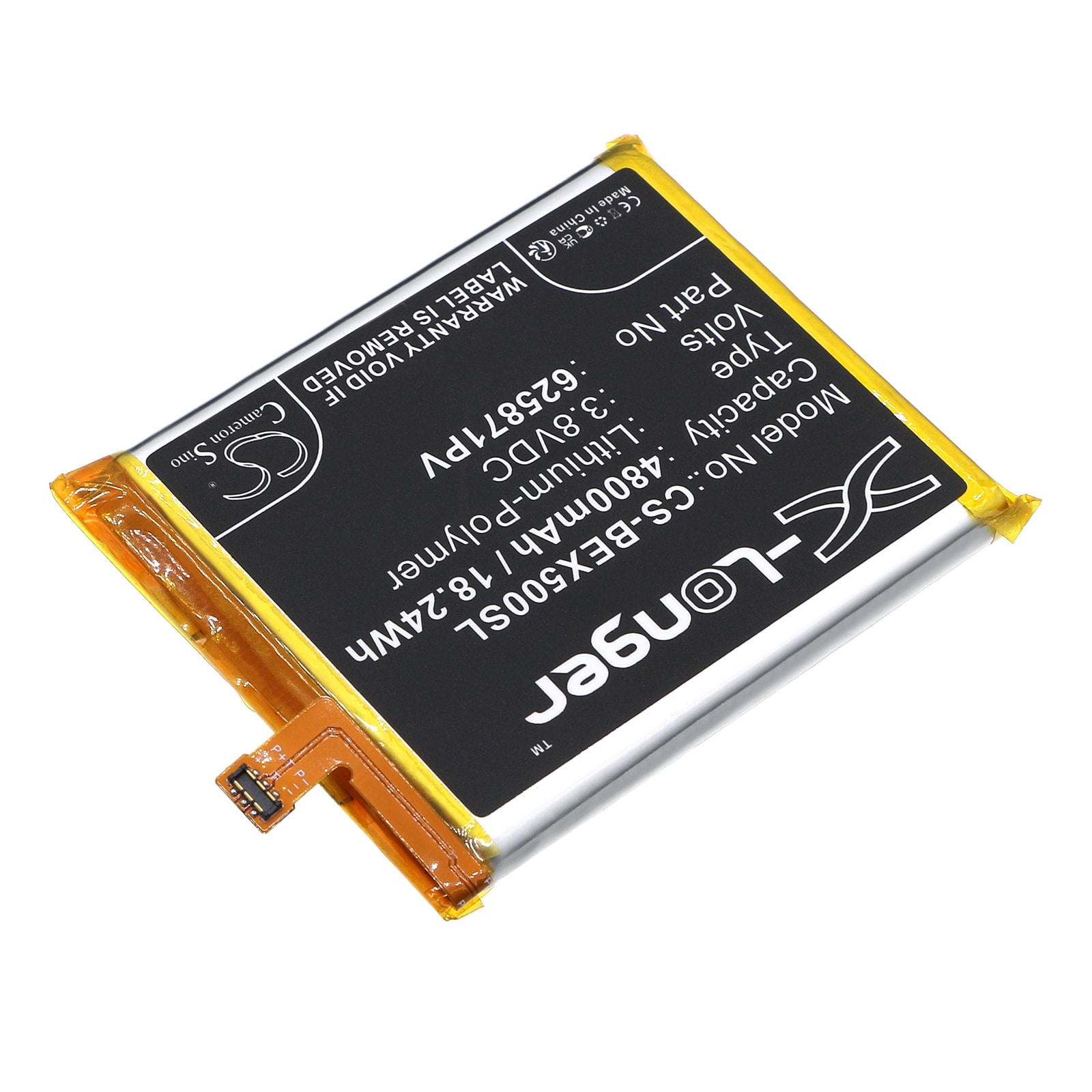 Batteri for SmartPhone, Mobil for Bea-phone X5, X5_EU001BO, X5 Premium