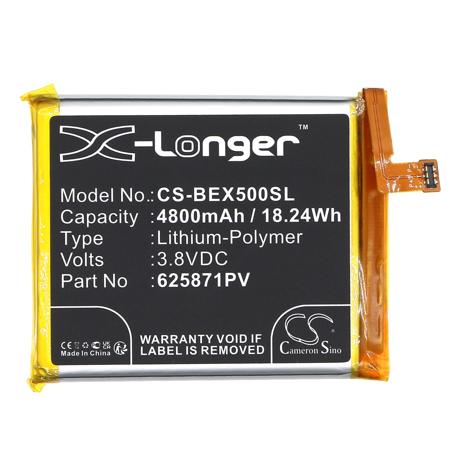 Batteri for SmartPhone, Mobil for Bea-phone X5, X5_EU001BO, X5 Premium