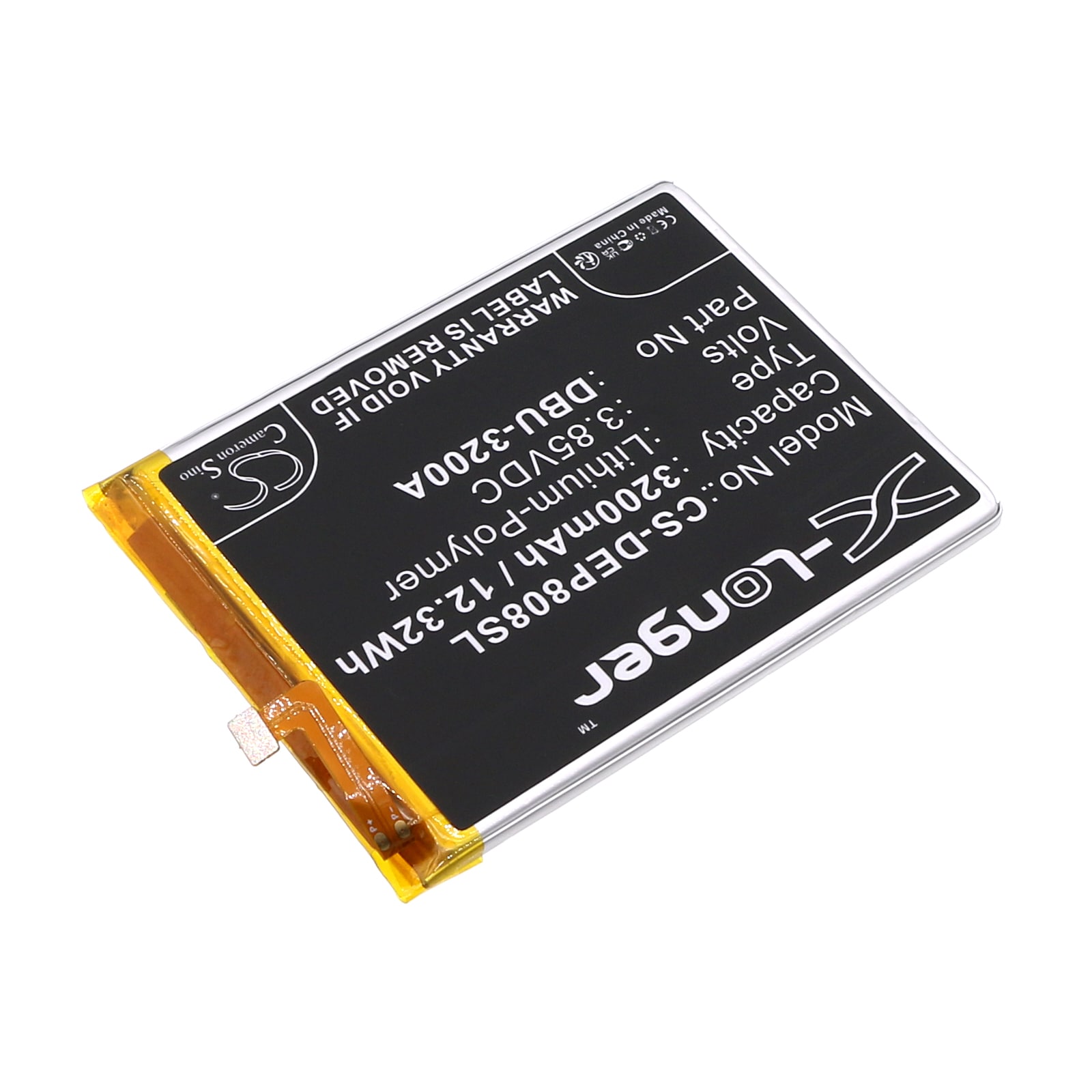 Batteri til smarttelefon, mobil for Doro 8080, 8050, DSB-022