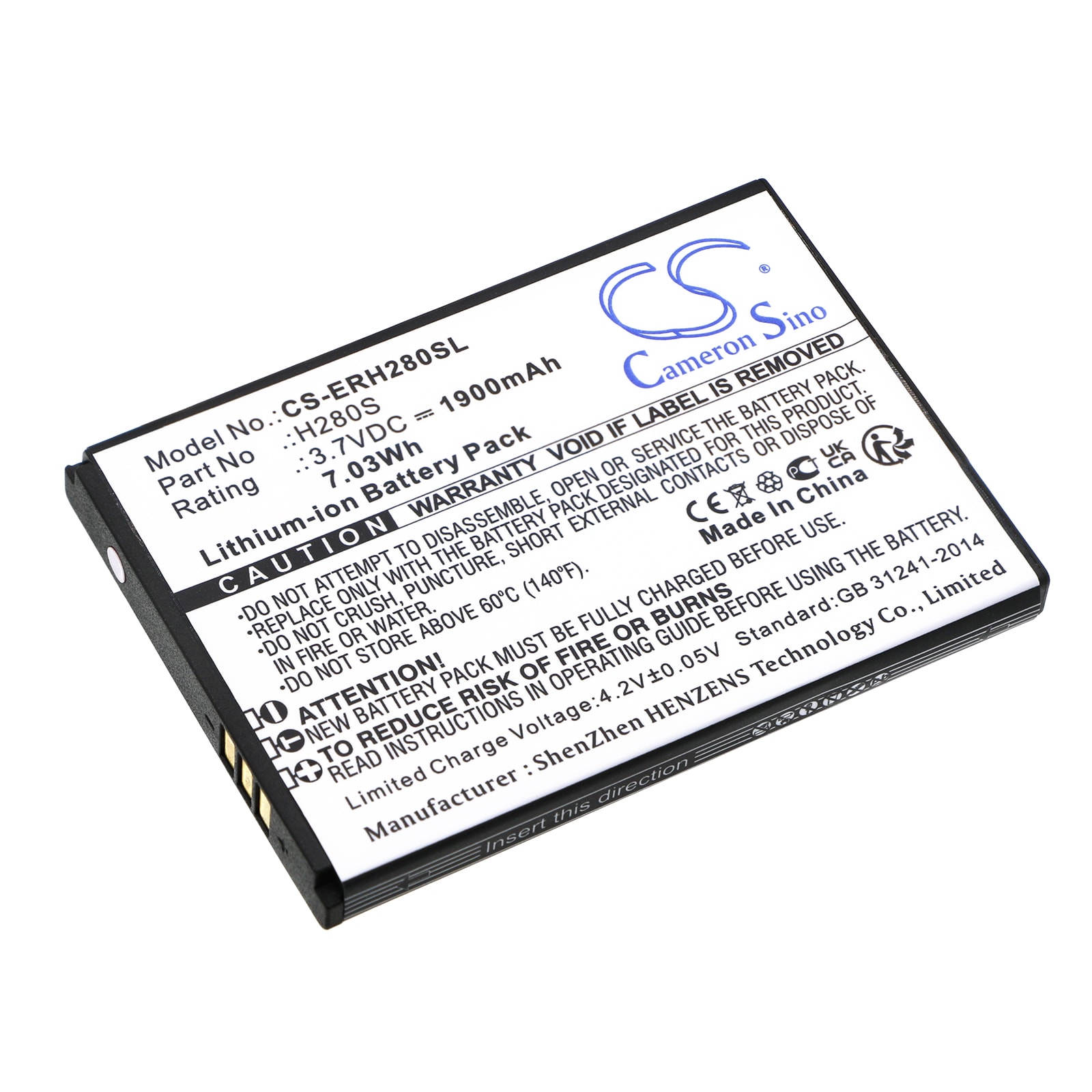 Batteri for SmartPhone, Mobil for Energizer HARDCASE H280S