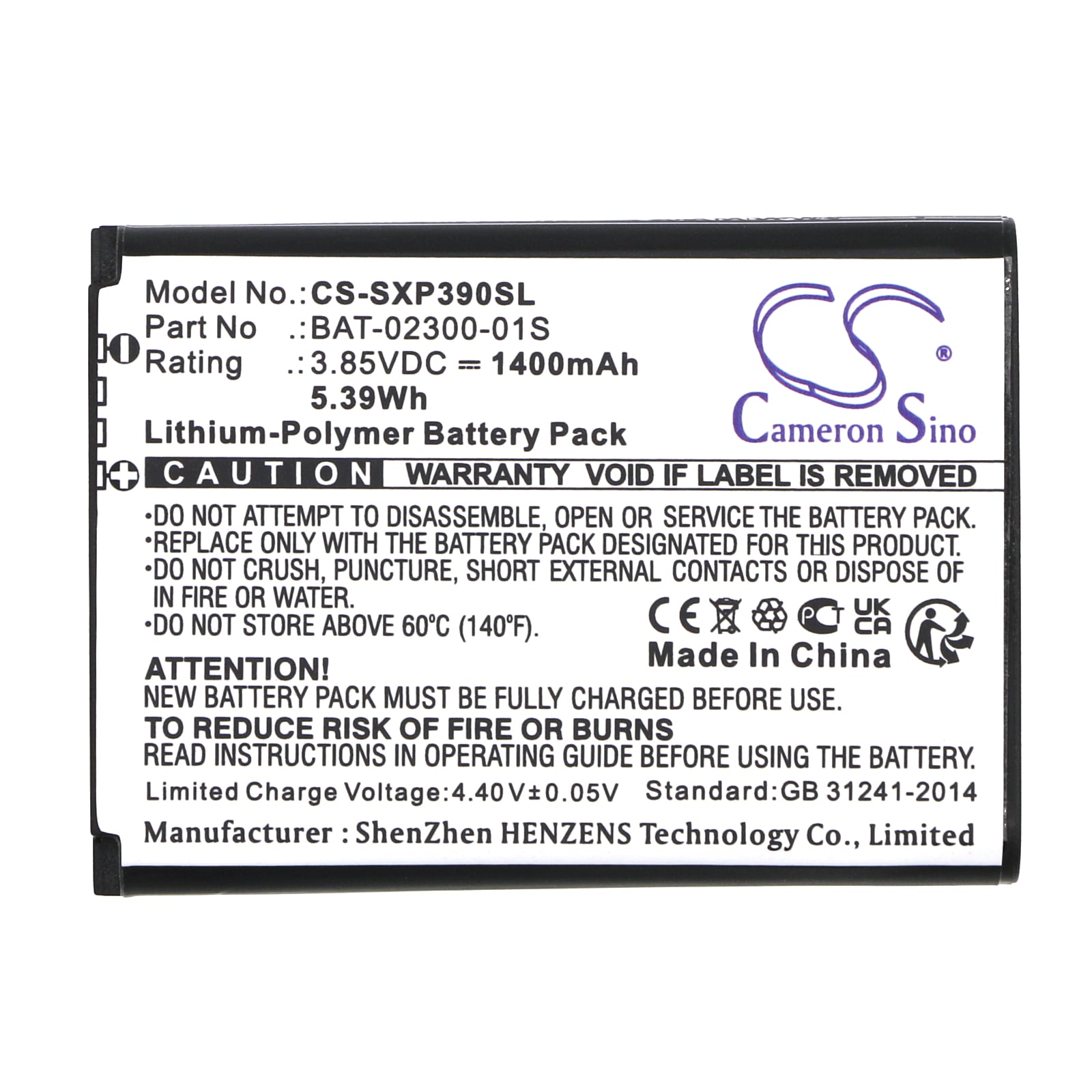 Batteri for SmartPhone, Mobil for Sonim XP3 Plus, XP3900