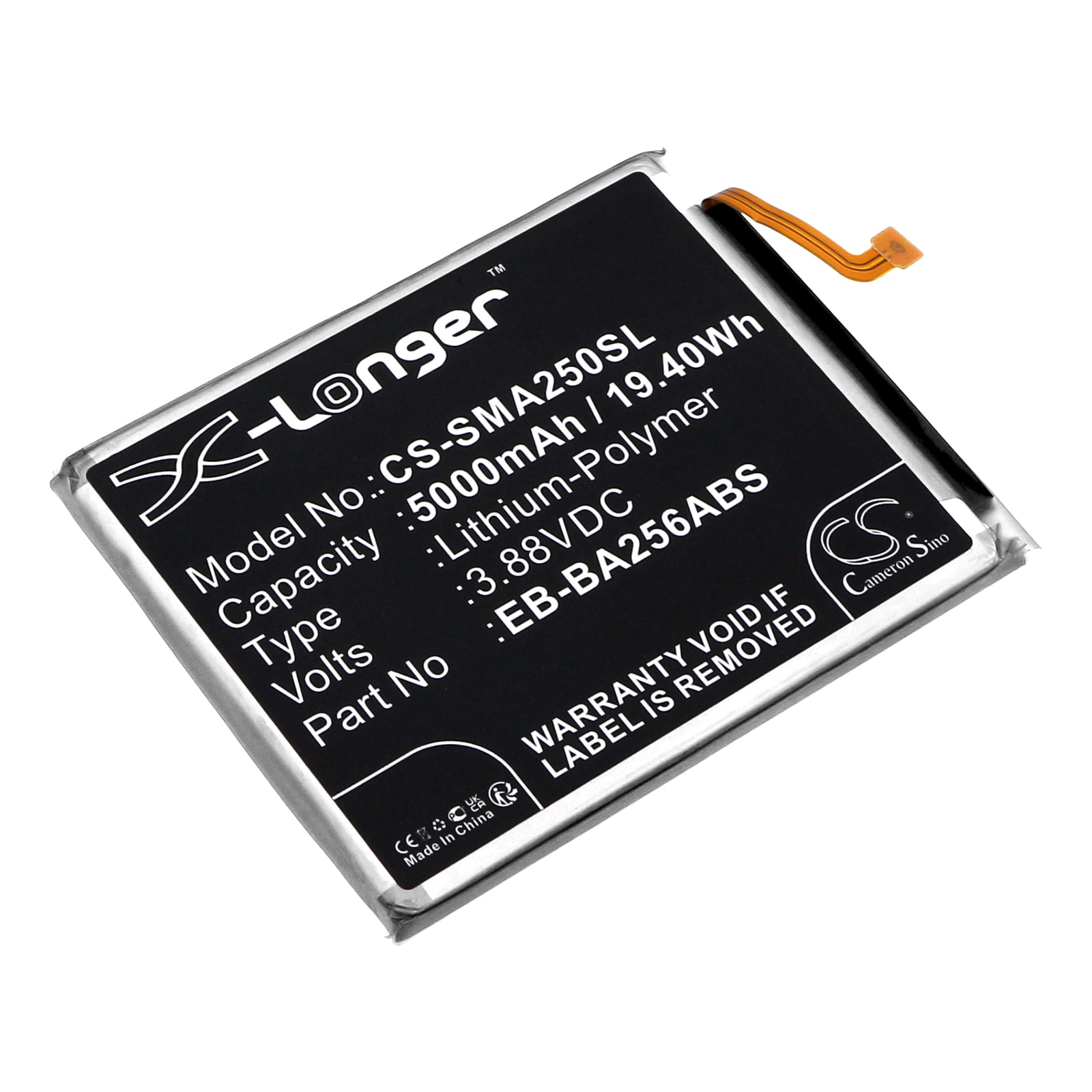 Batteri for SmartPhone, Mobil for Samsung Galaxy A25, Galaxy A25 5G, SM-A256U og andre.