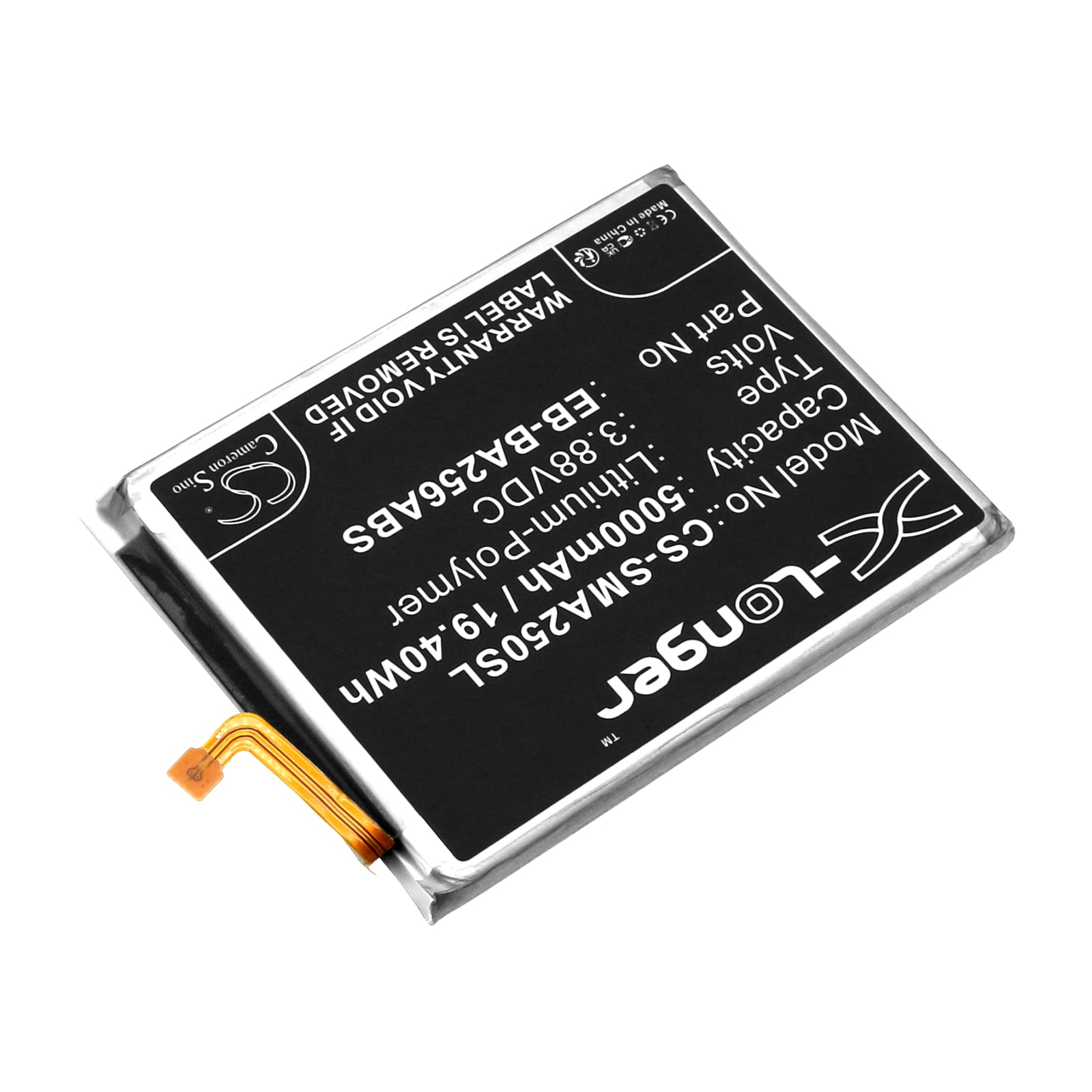 Batteri for SmartPhone, Mobil for Samsung Galaxy A25, Galaxy A25 5G, SM-A256U og andre.