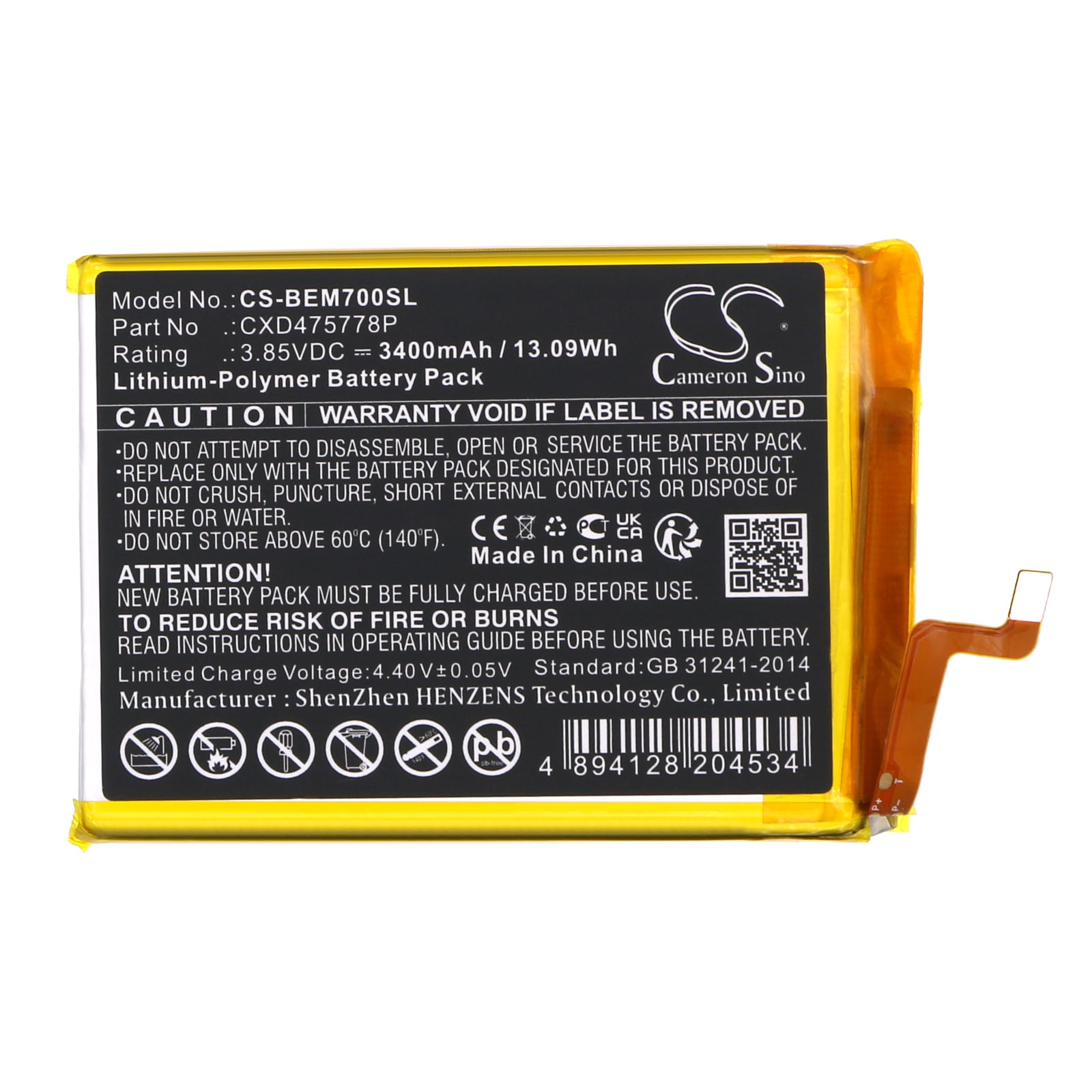 Batteri for SmartPhone, Mobil for Bea-phone M7 Premium, M7 Lite Premium